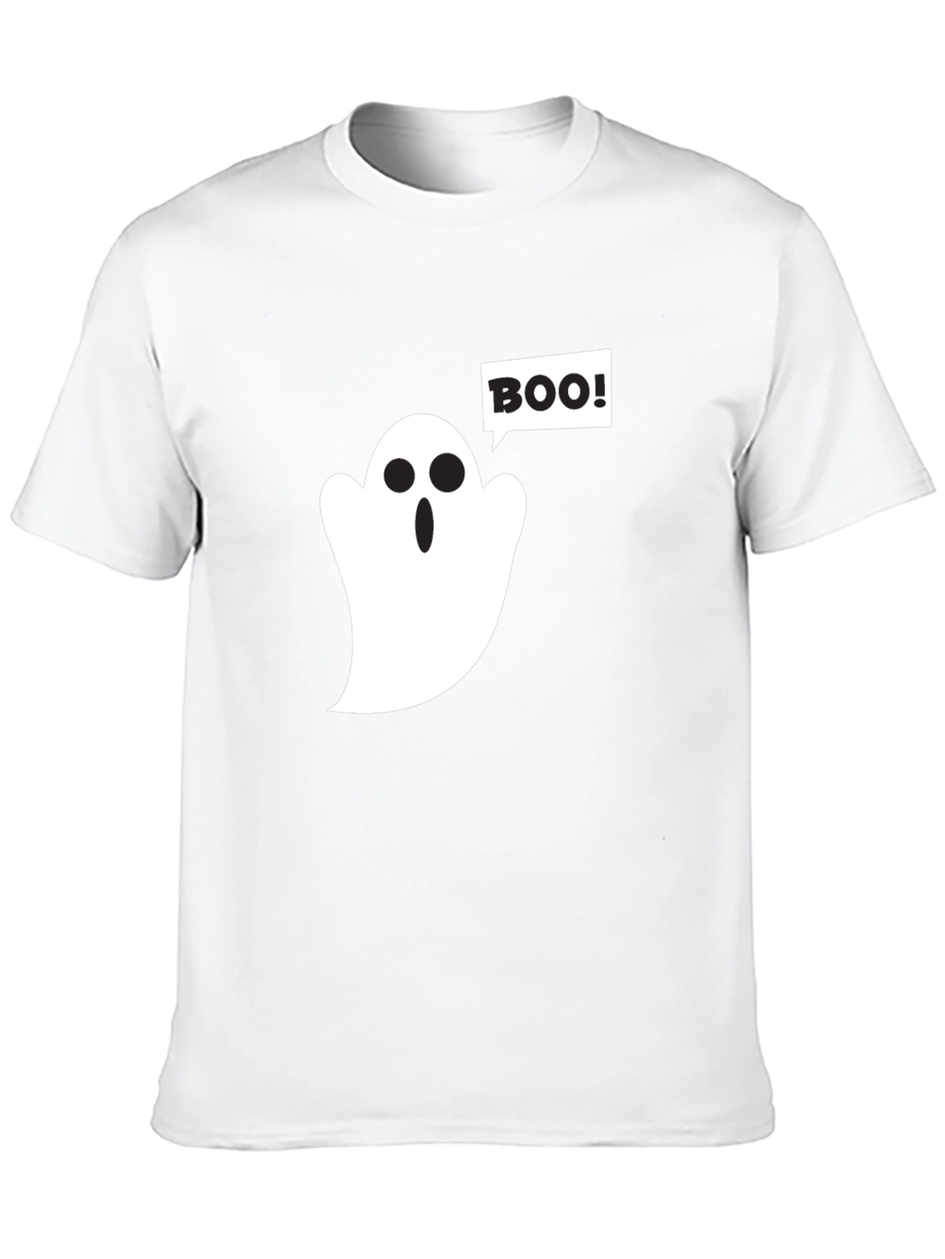 Boo Ghost Graphic Tee - Halloween T-Shirt