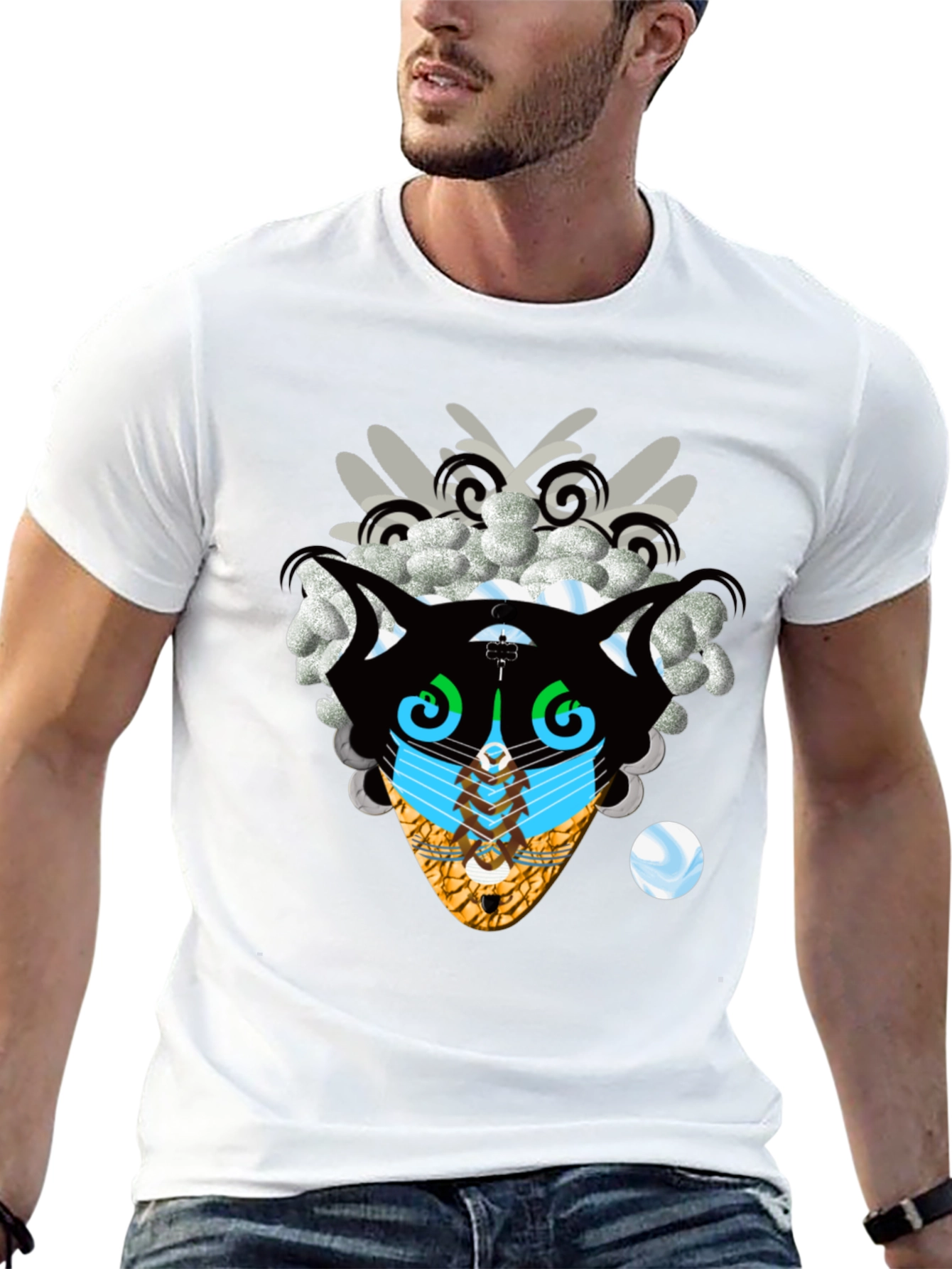 Abstract Graphic Tee - Unique Design T-Shirt