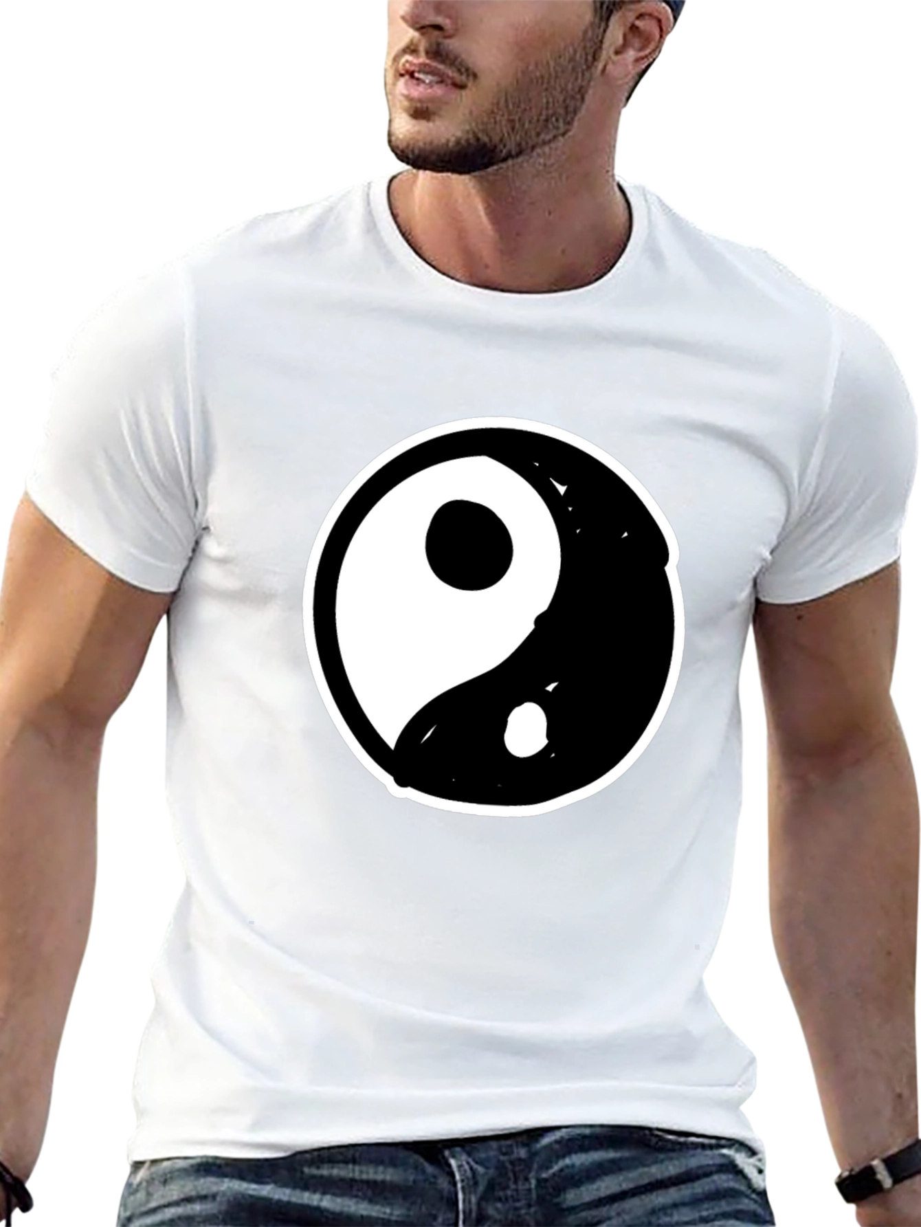 Yin Yang Graphic Tee - Casual Comfort