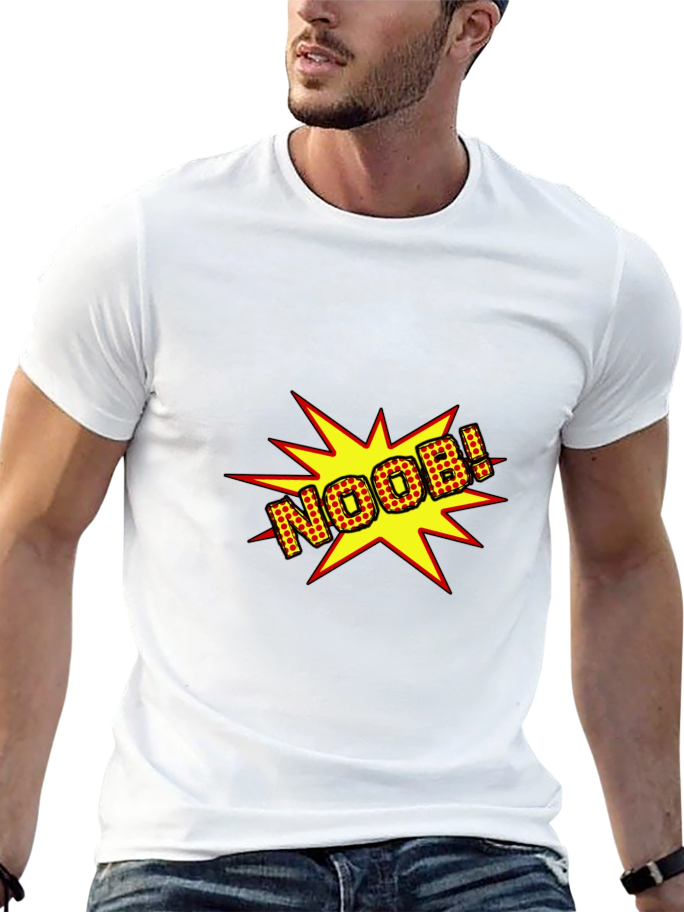 Noob Graphic Tee - Gamer Style
