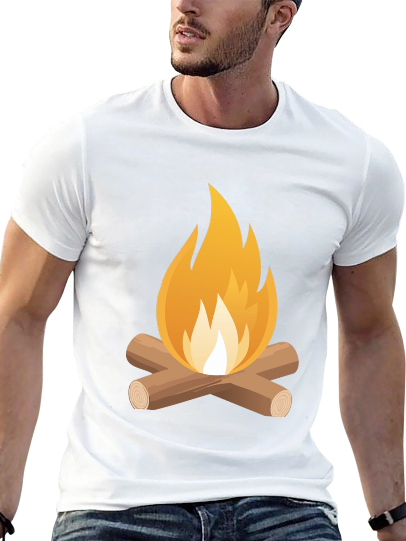 Campfire Graphic Tee - Cozy Vibes