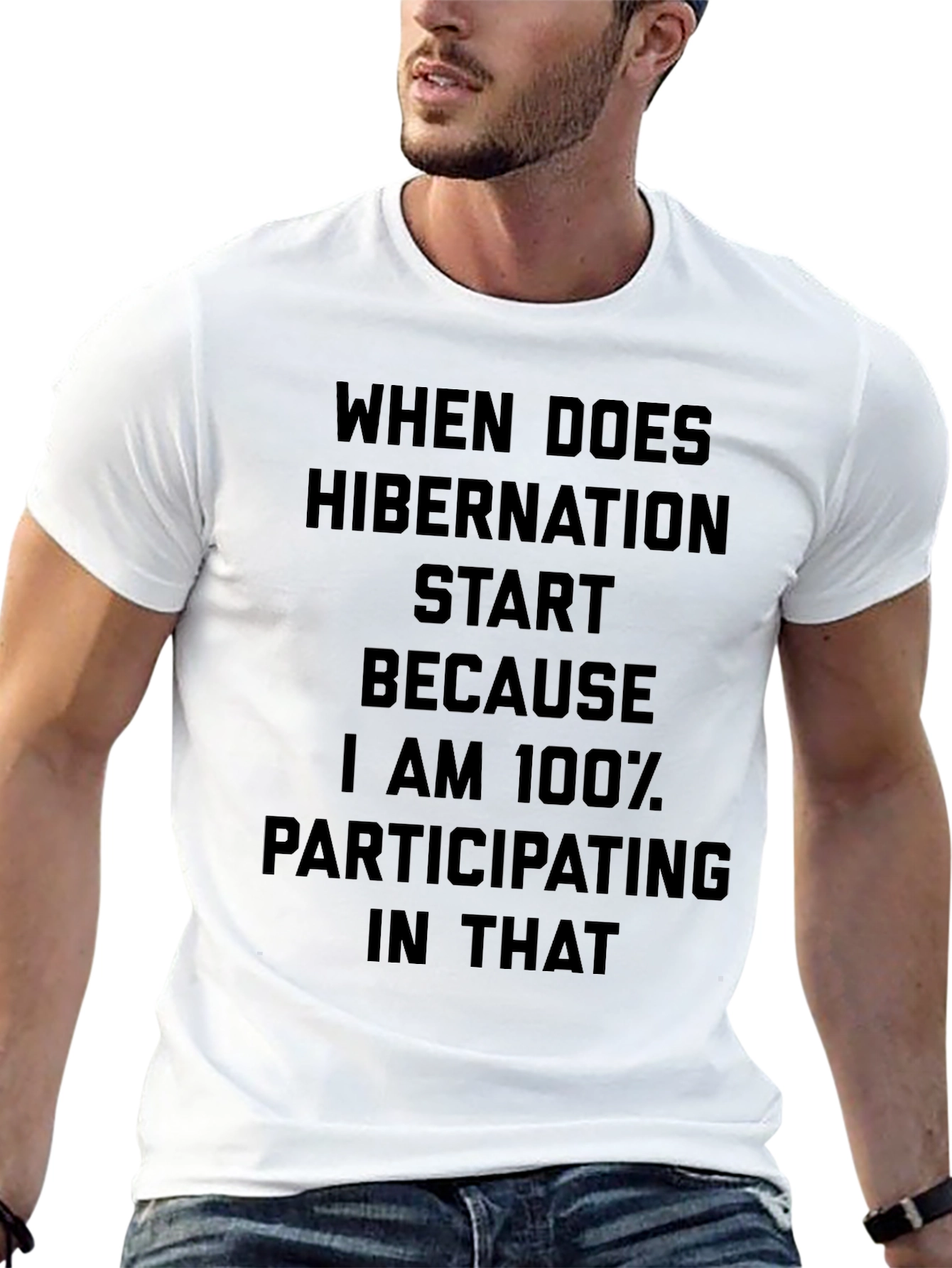 Hibernation Mode Black T-Shirt