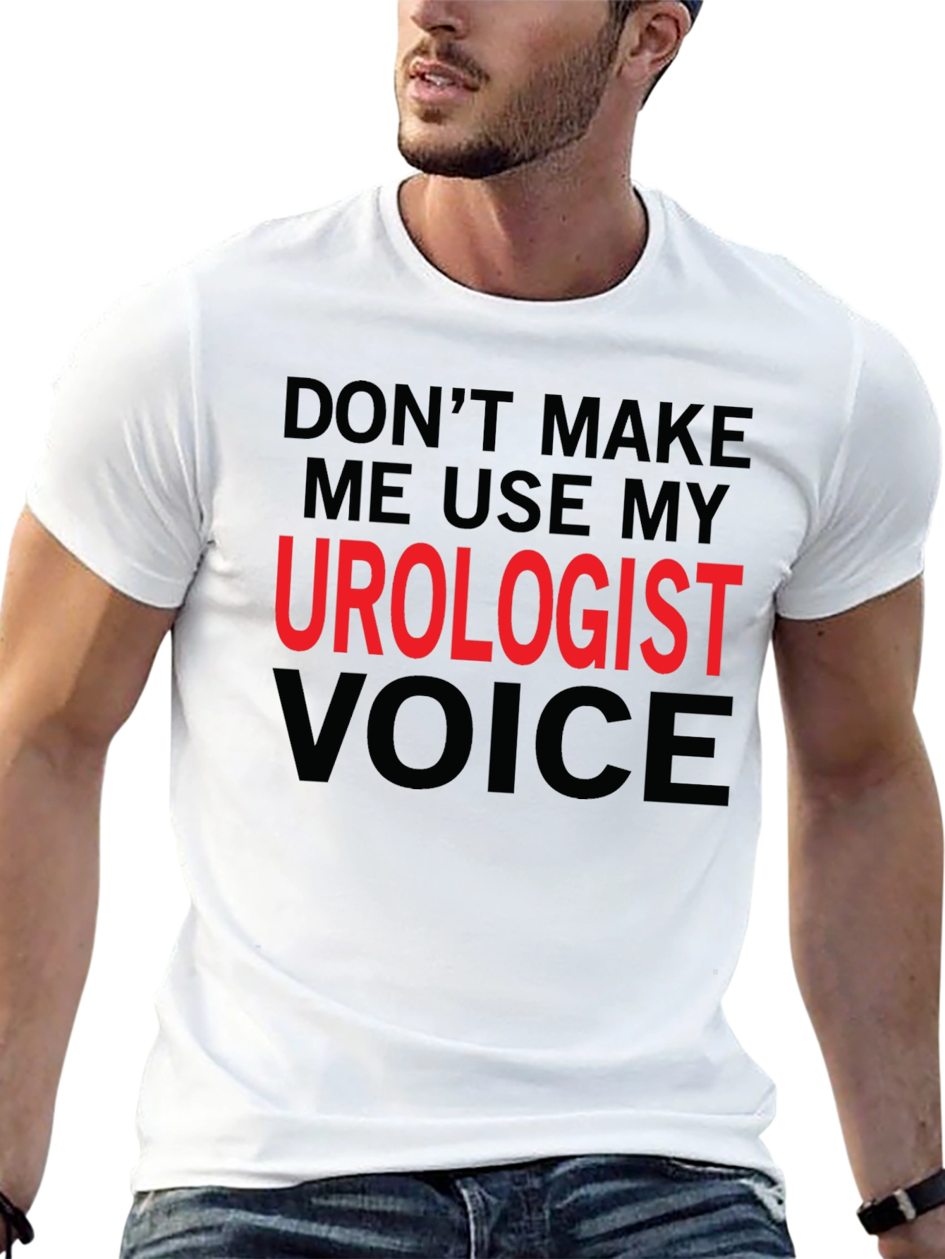 Urologist Voice Funny Graphic T-Shirt