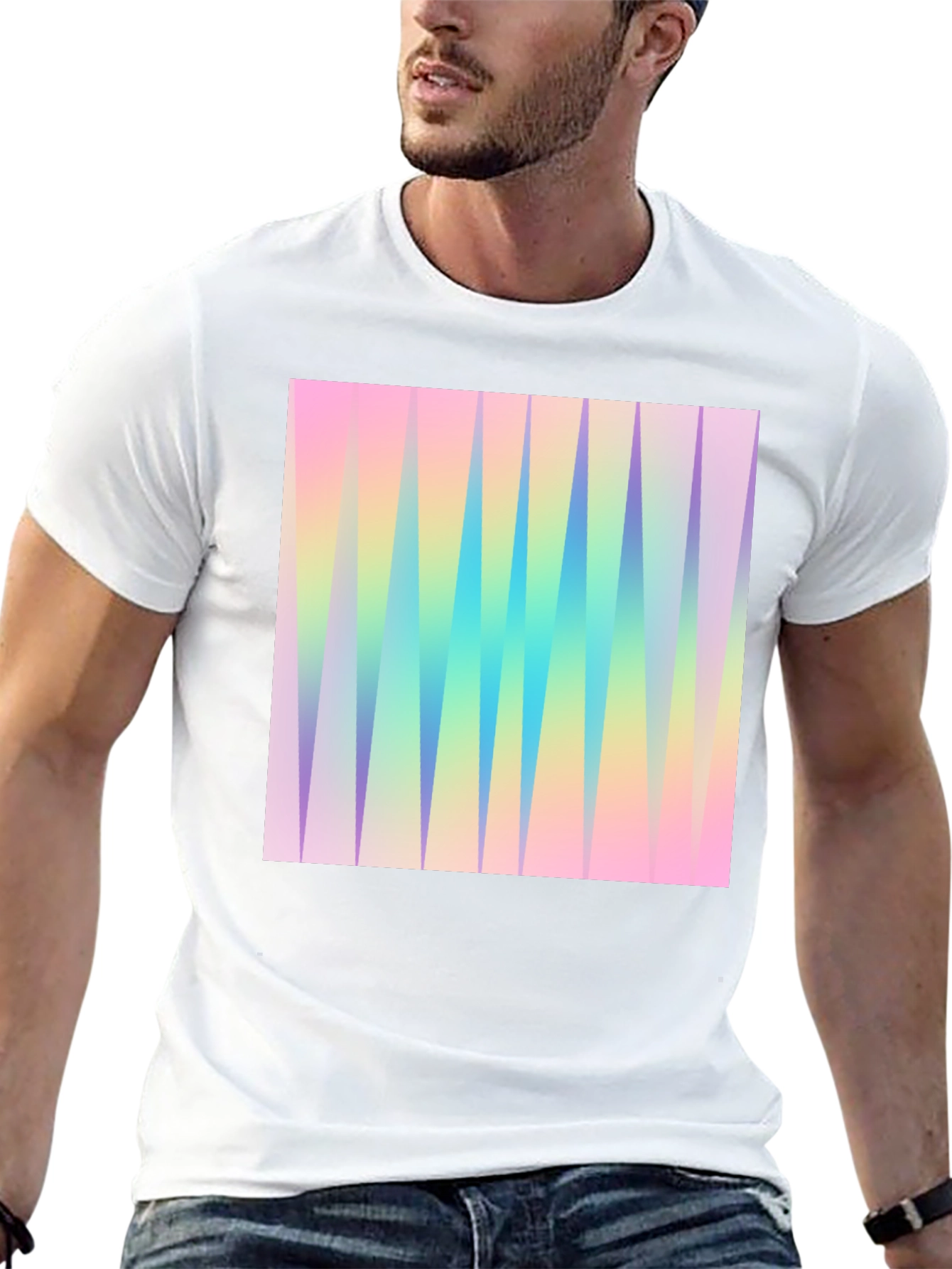 Prism Peak Mens Black T-Shirt