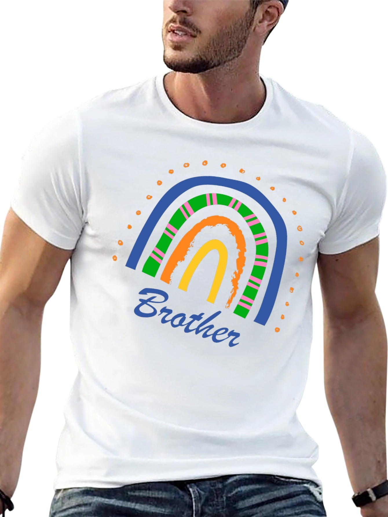 Brother Rainbow Graphic Tee - Unisex