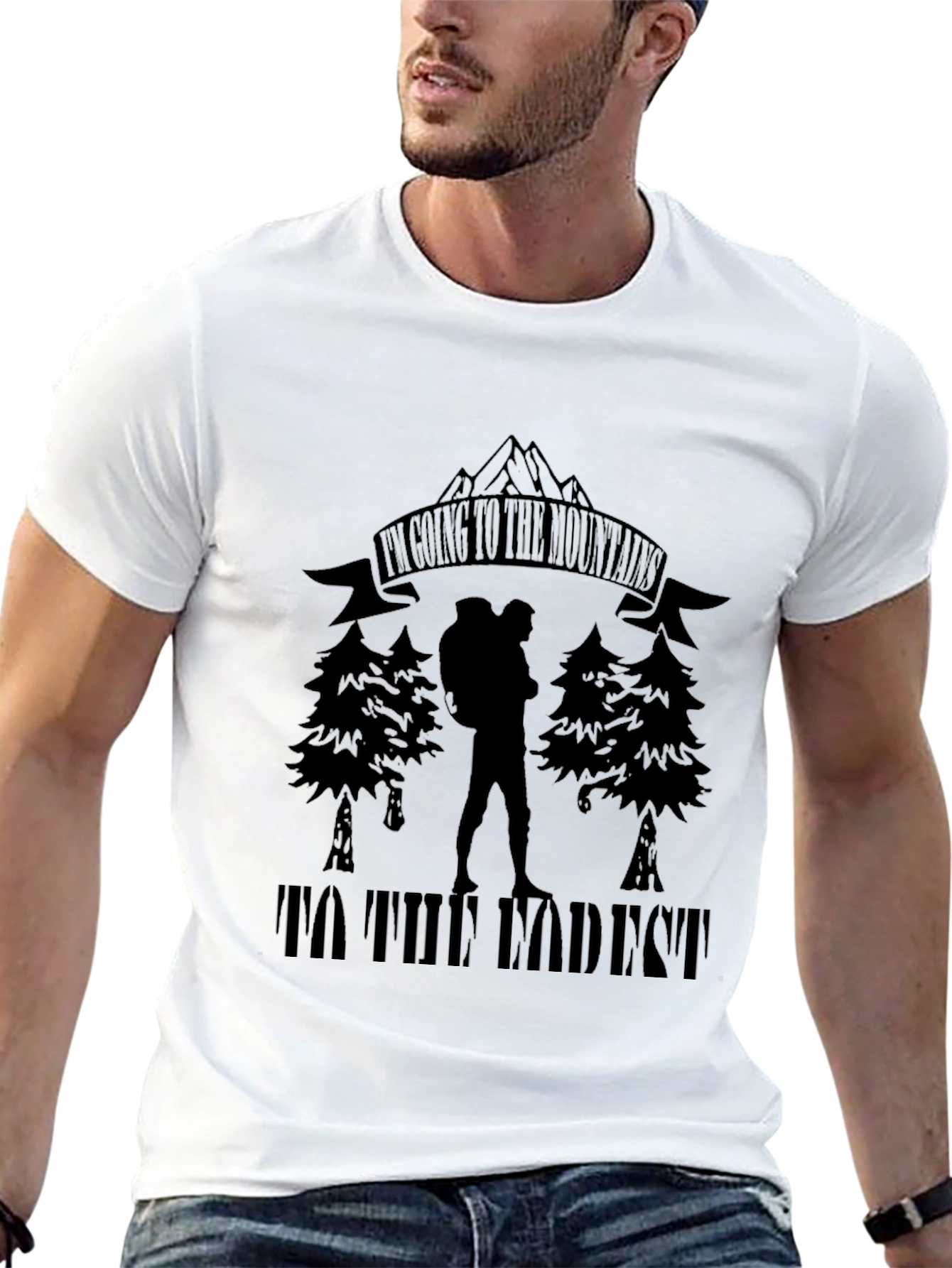 Mountain Adventure Black T-Shirt