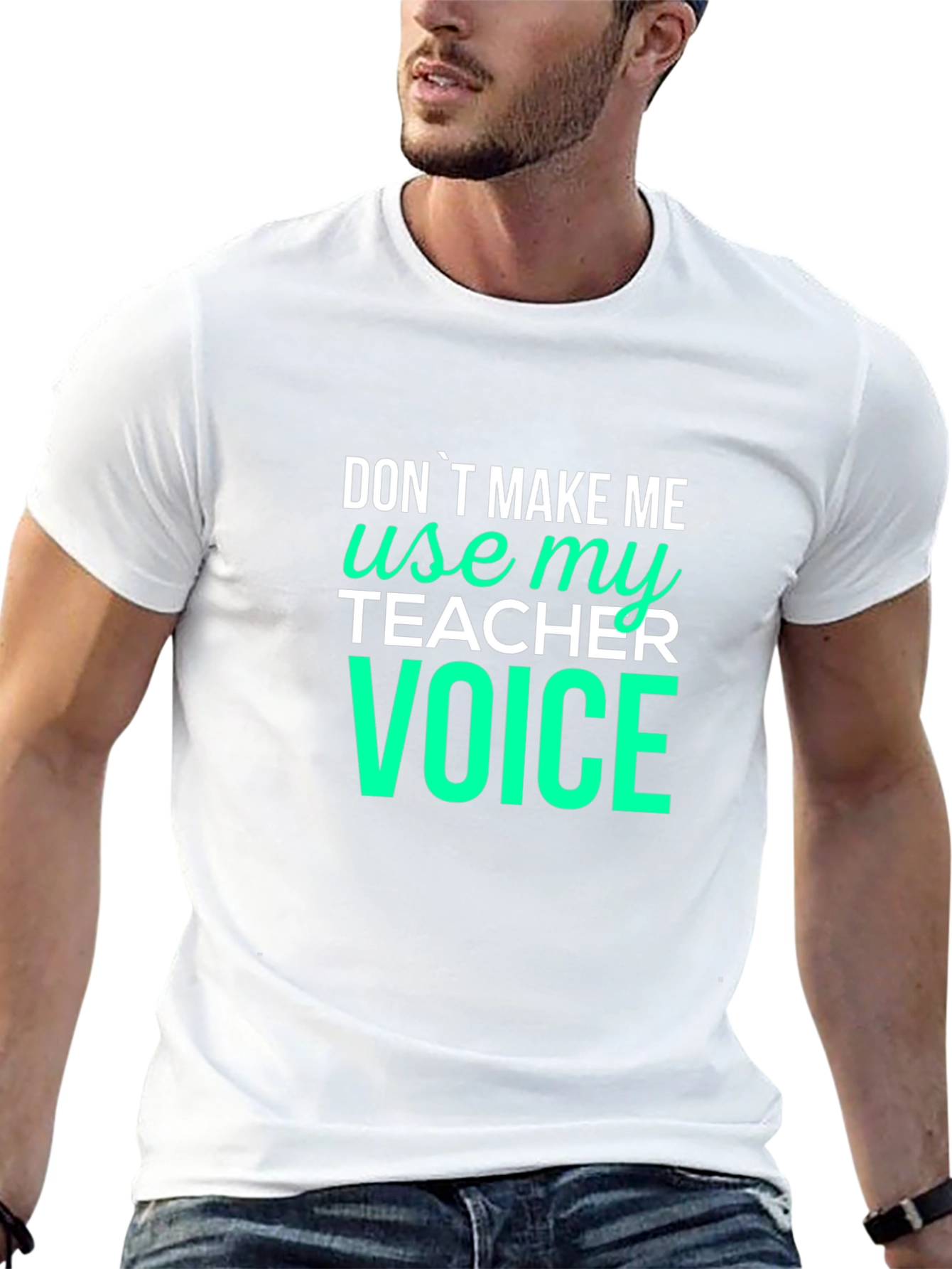 Teacher Voice Graphic Tee - Funny Teaching Shirt