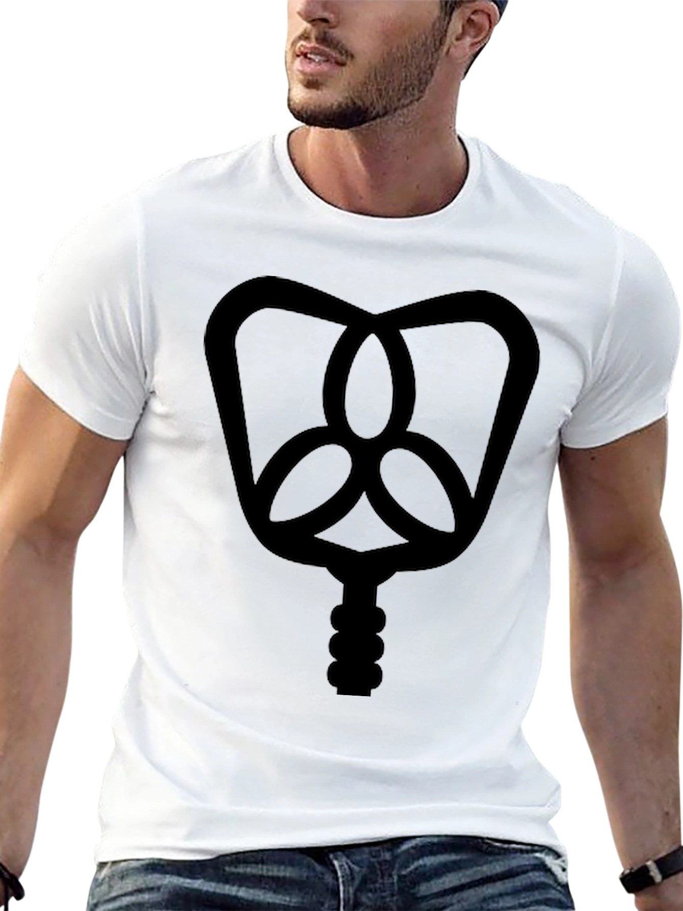 Unique Symbol Black T-Shirt