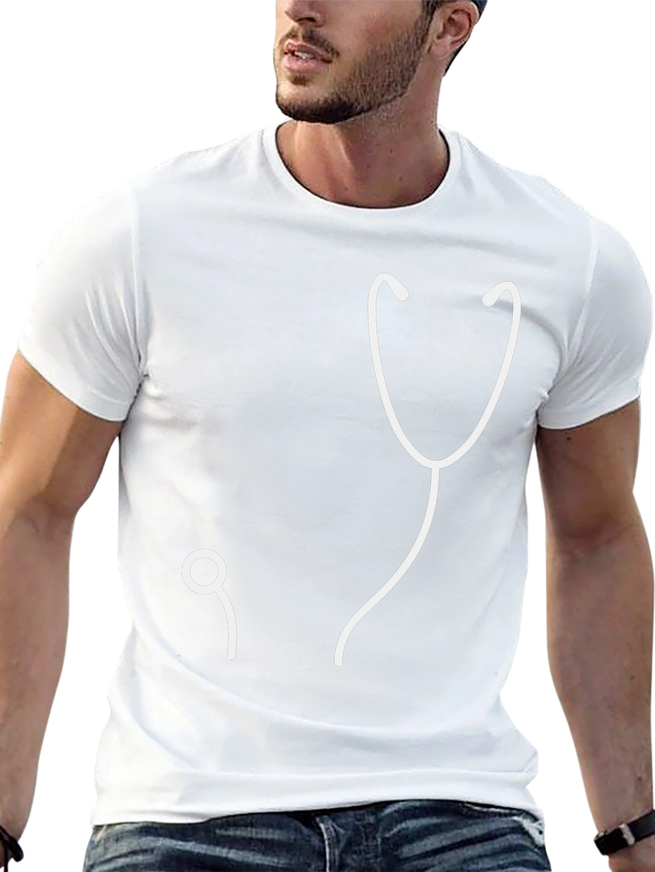 Stethoscope Graphic T-Shirt - Medical Tee