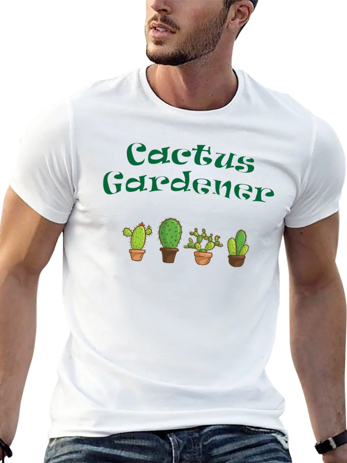 Cactus Gardener T-Shirt - Plant Lover Tee