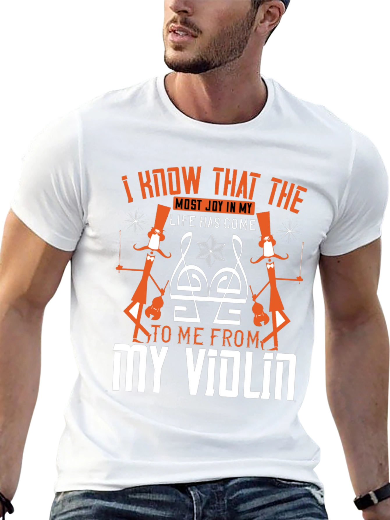 Violin Music Lover Graphic Tee