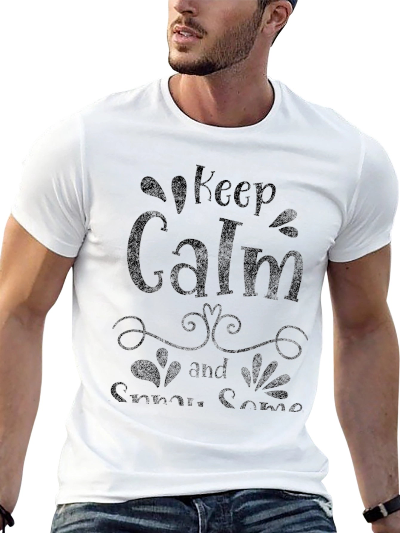 Keep Calm and Snuggle Some Black Tee