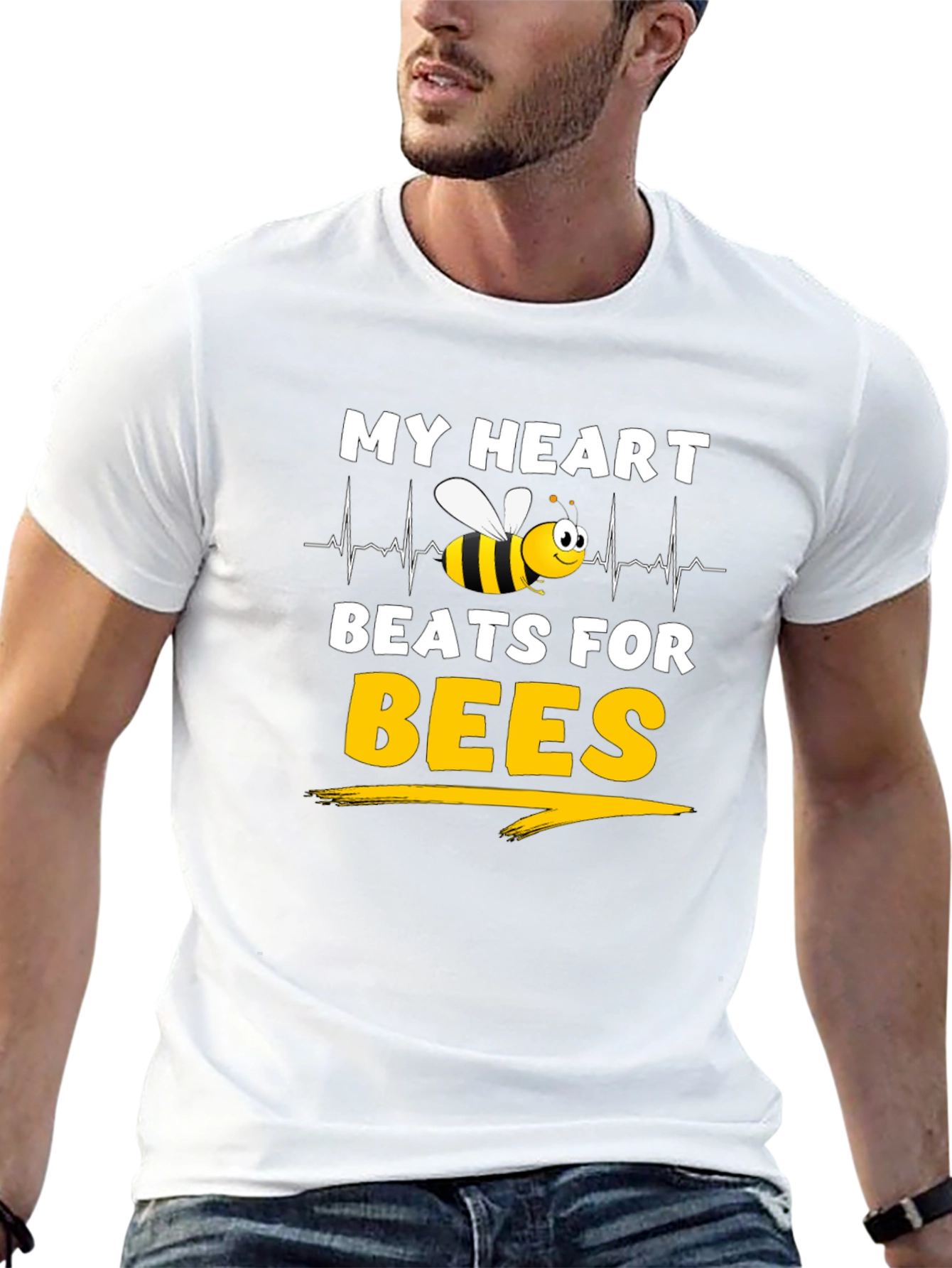 My Heart Beats for Bees Graphic Tee