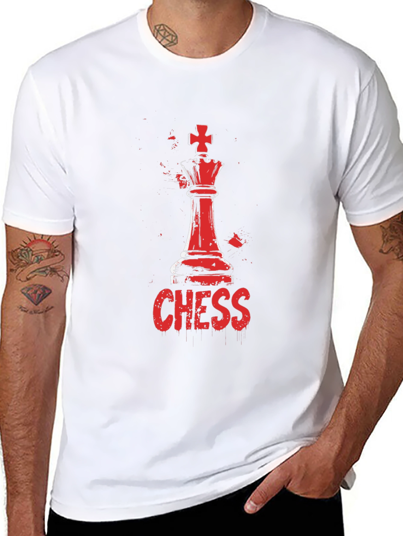 Chess King Graphic Tee - Black T-Shirt