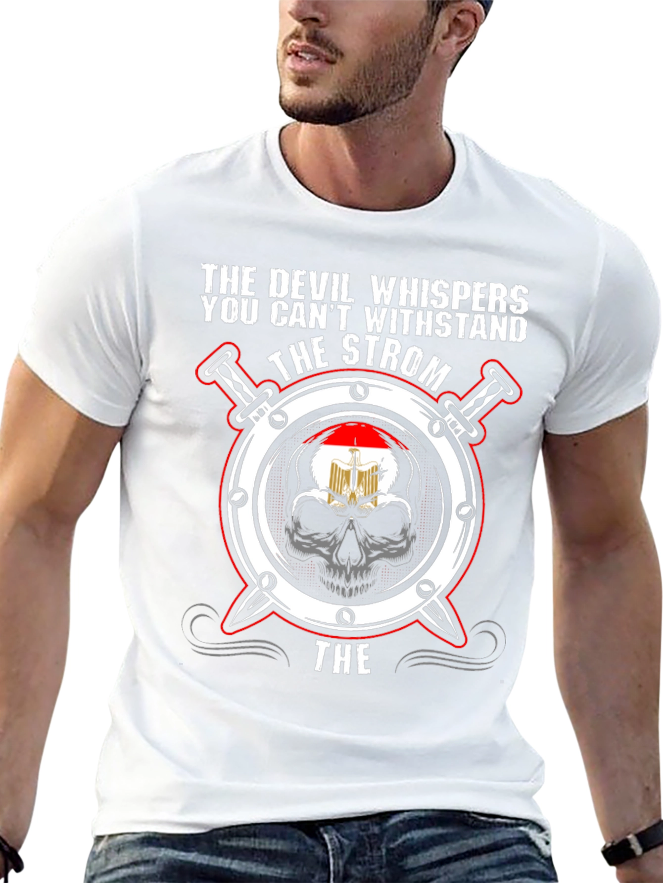 The Devil Whispers Strom T-Shirt