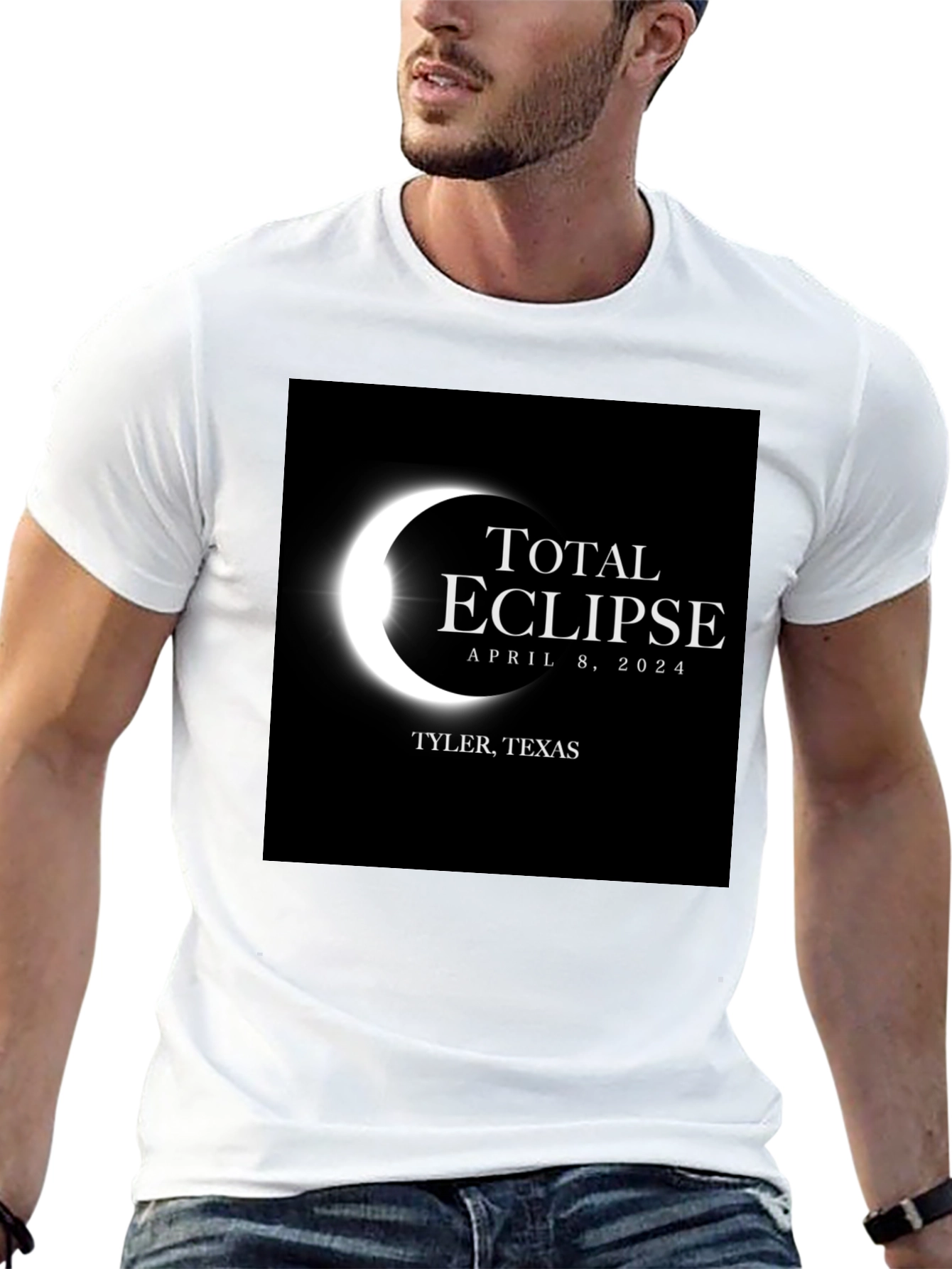 Total Eclipse April 8 2024 Tyler Texas T-Shirt
