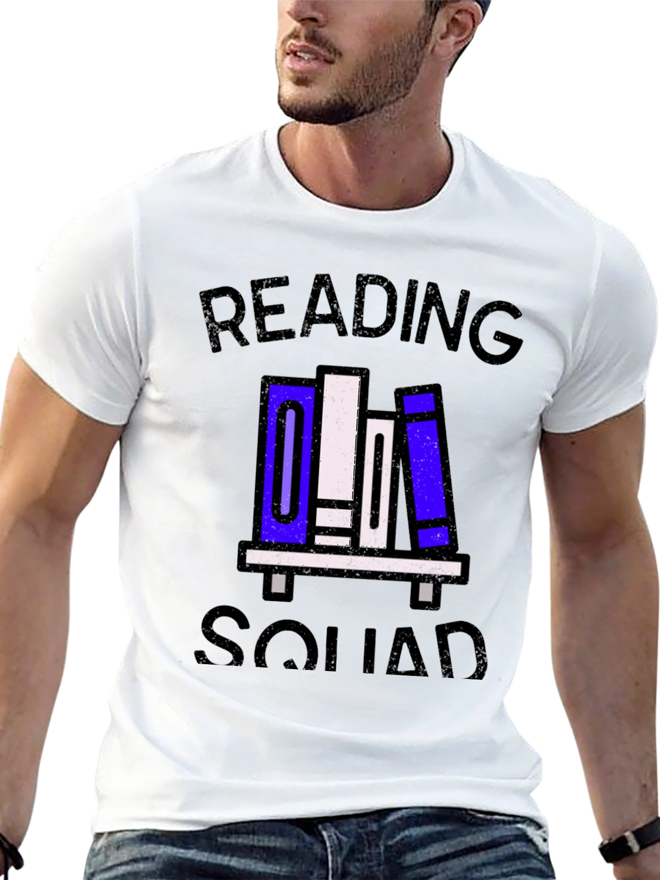 Reading Squad Graphic Tee - Book Lover Shirt