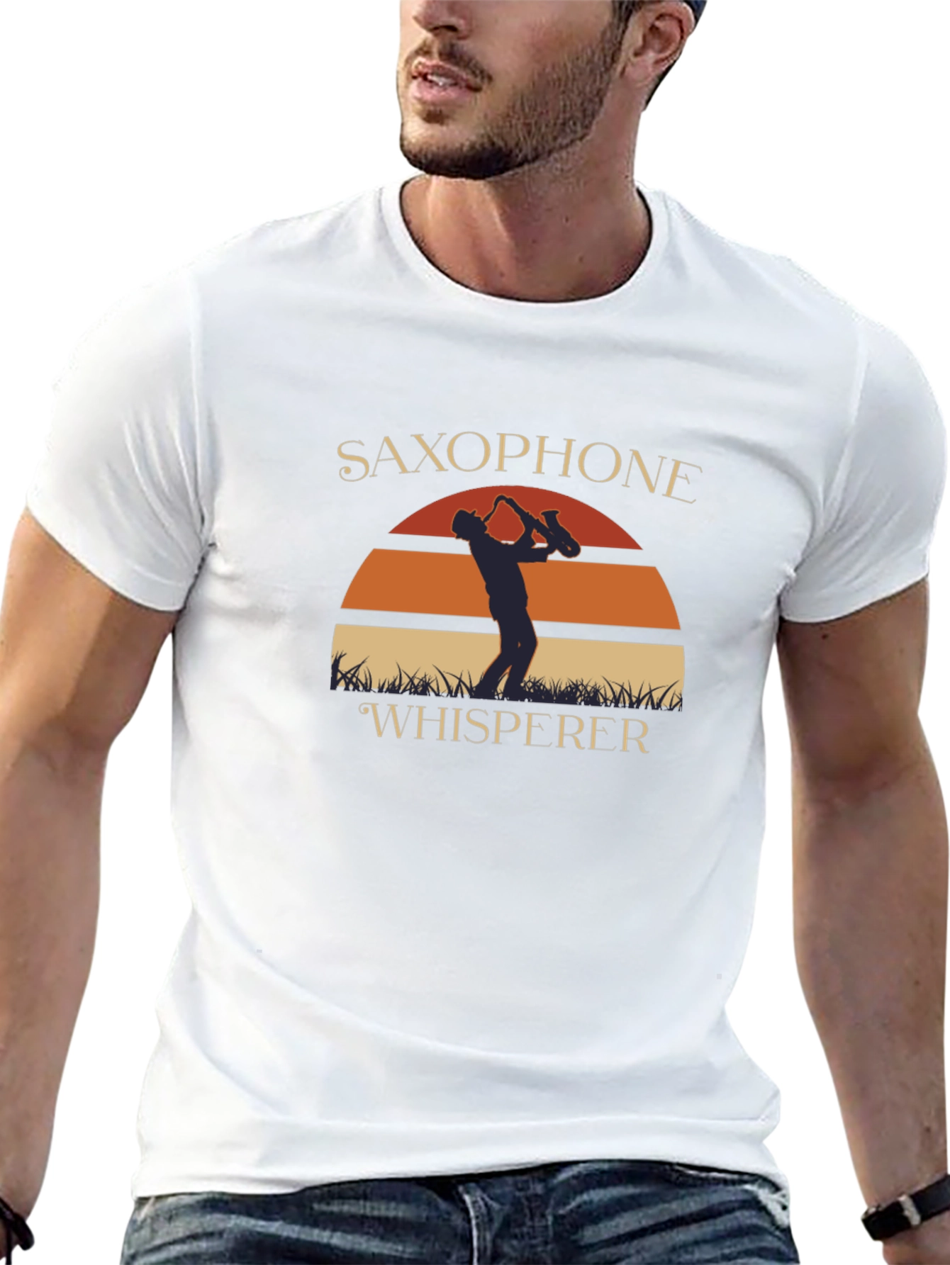 Saxophone Whisperer Graphic T-Shirt