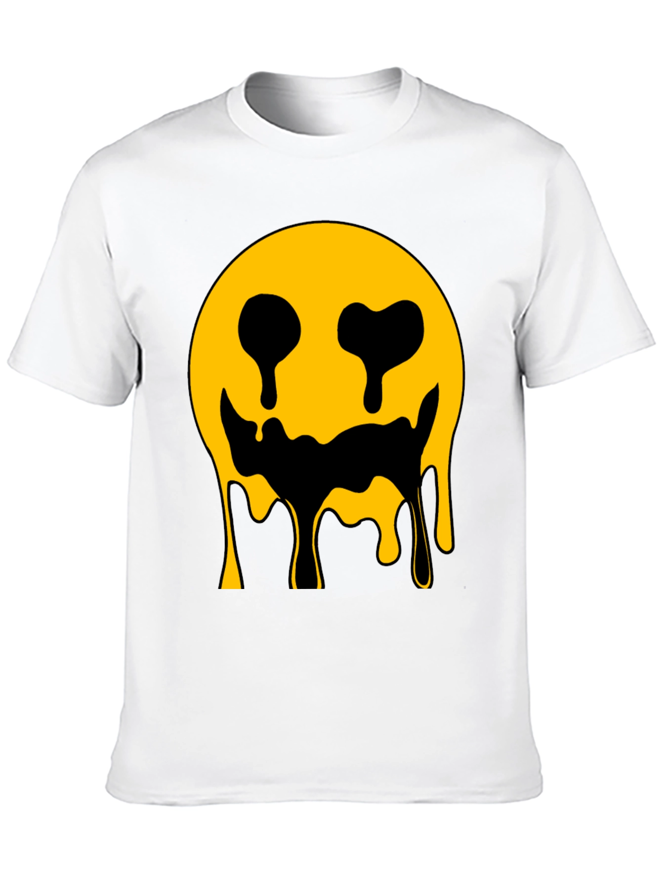 Dripping Smiley Face Graphic Tee