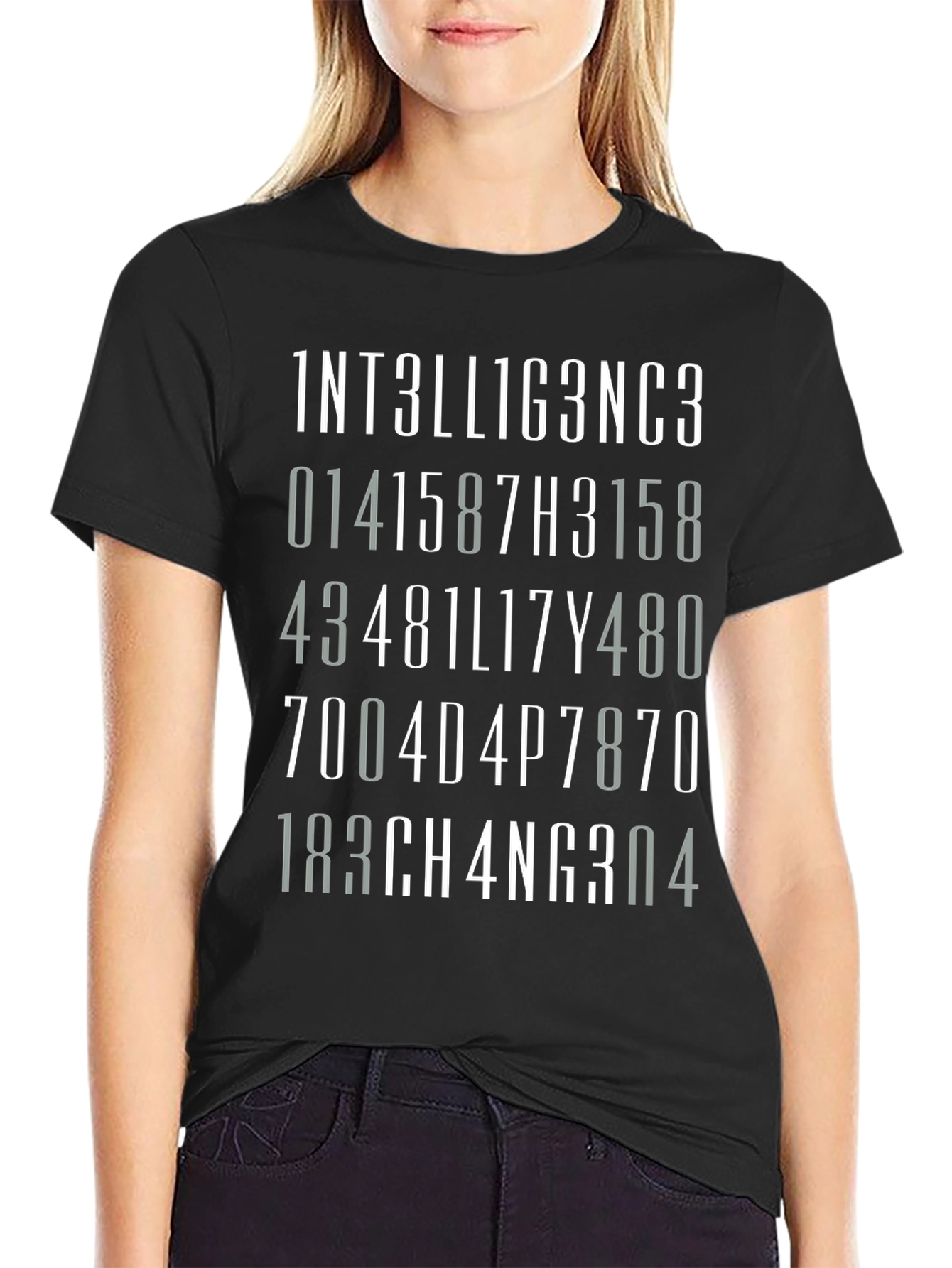 Intelligence Algorithm T-Shirt - Brainy Design Tee