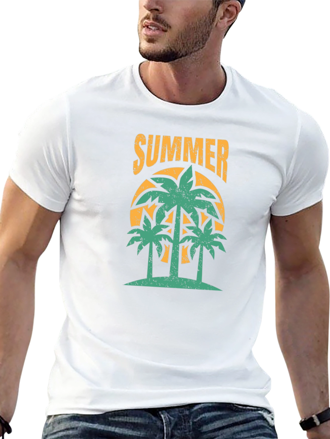 Summer Palm Tree Graphic Tee