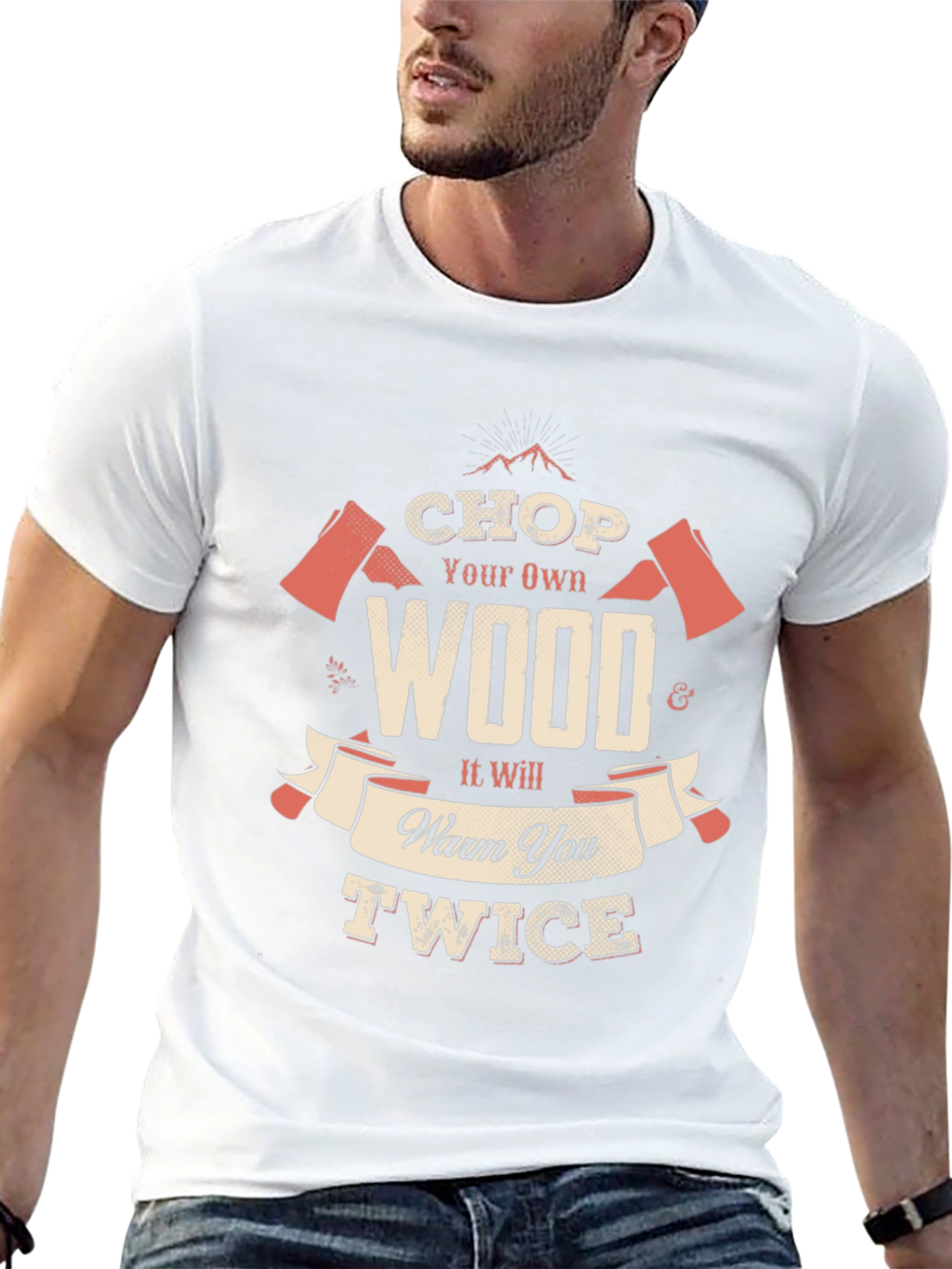 Chop Your Own Wood Black T-Shirt