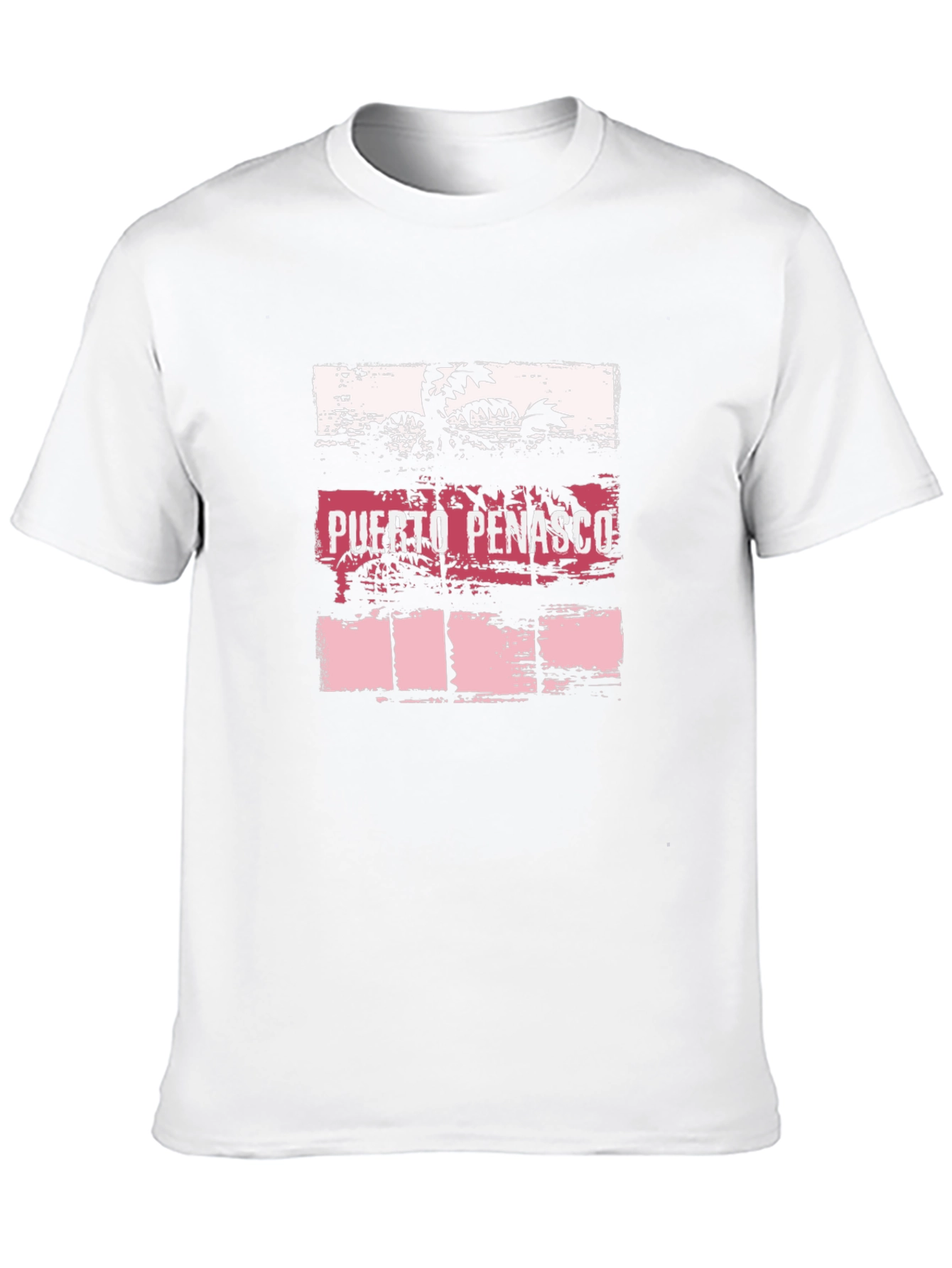 Puerto Penasco Palm Tree Graphic Black T-Shirt