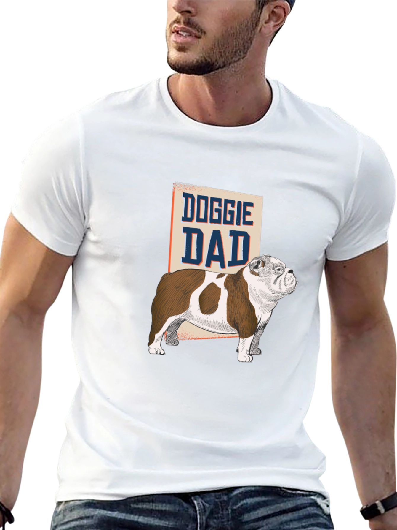Doggie Dad Graphic T-Shirt