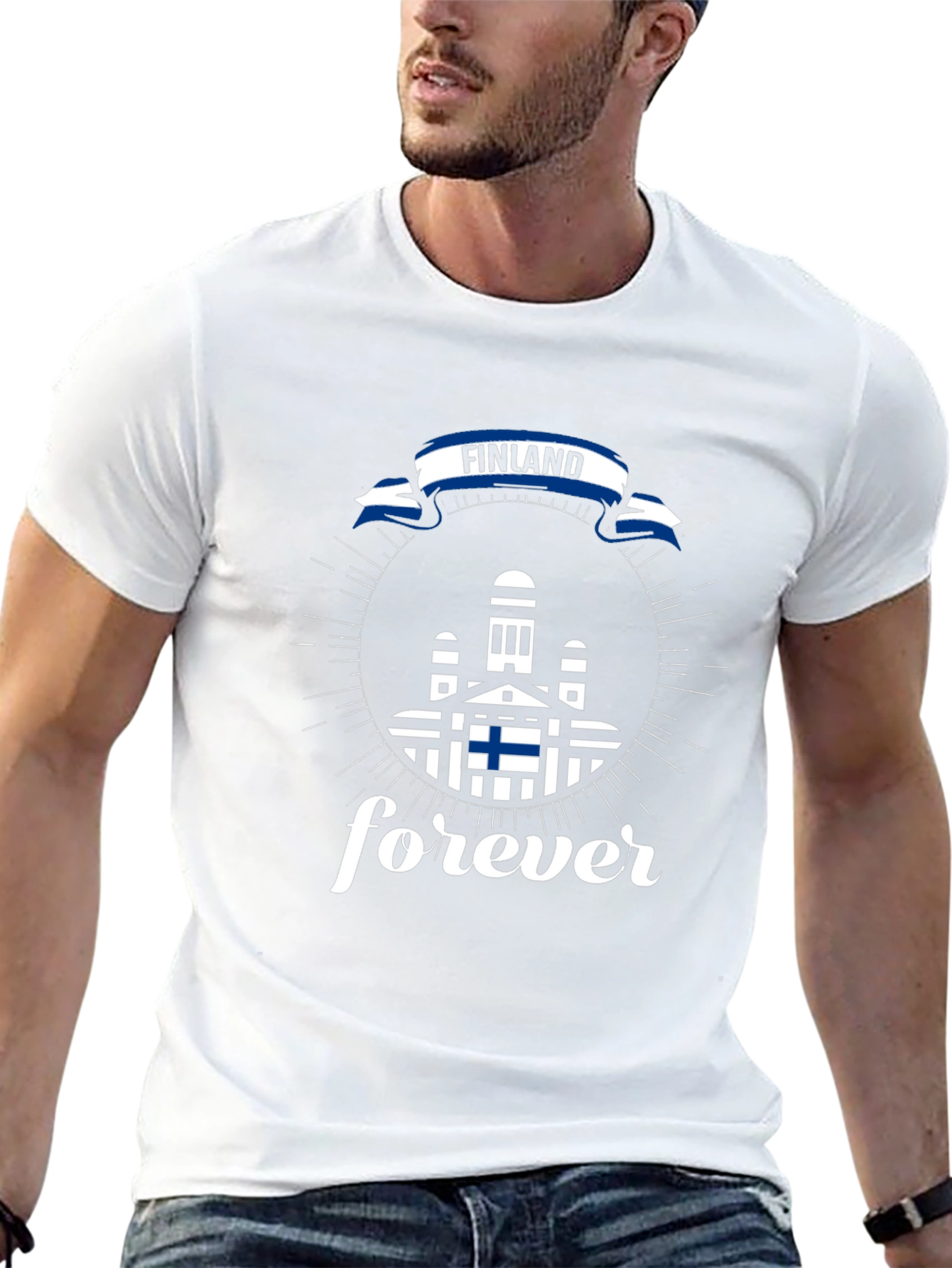 Finland Forever T-Shirt - Black Cotton Tee