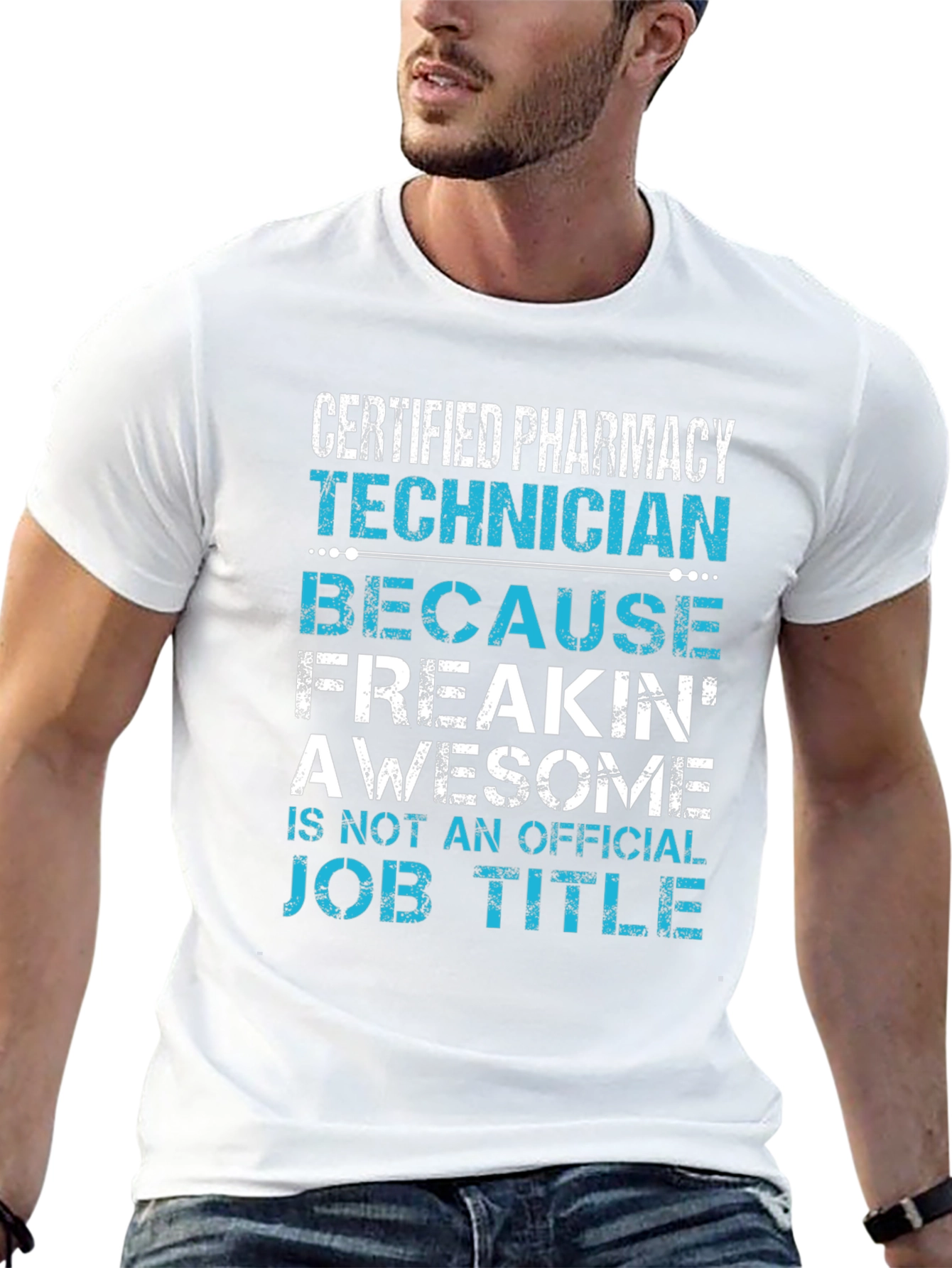 Pharmacy Technician Awesome Job Title T-Shirt
