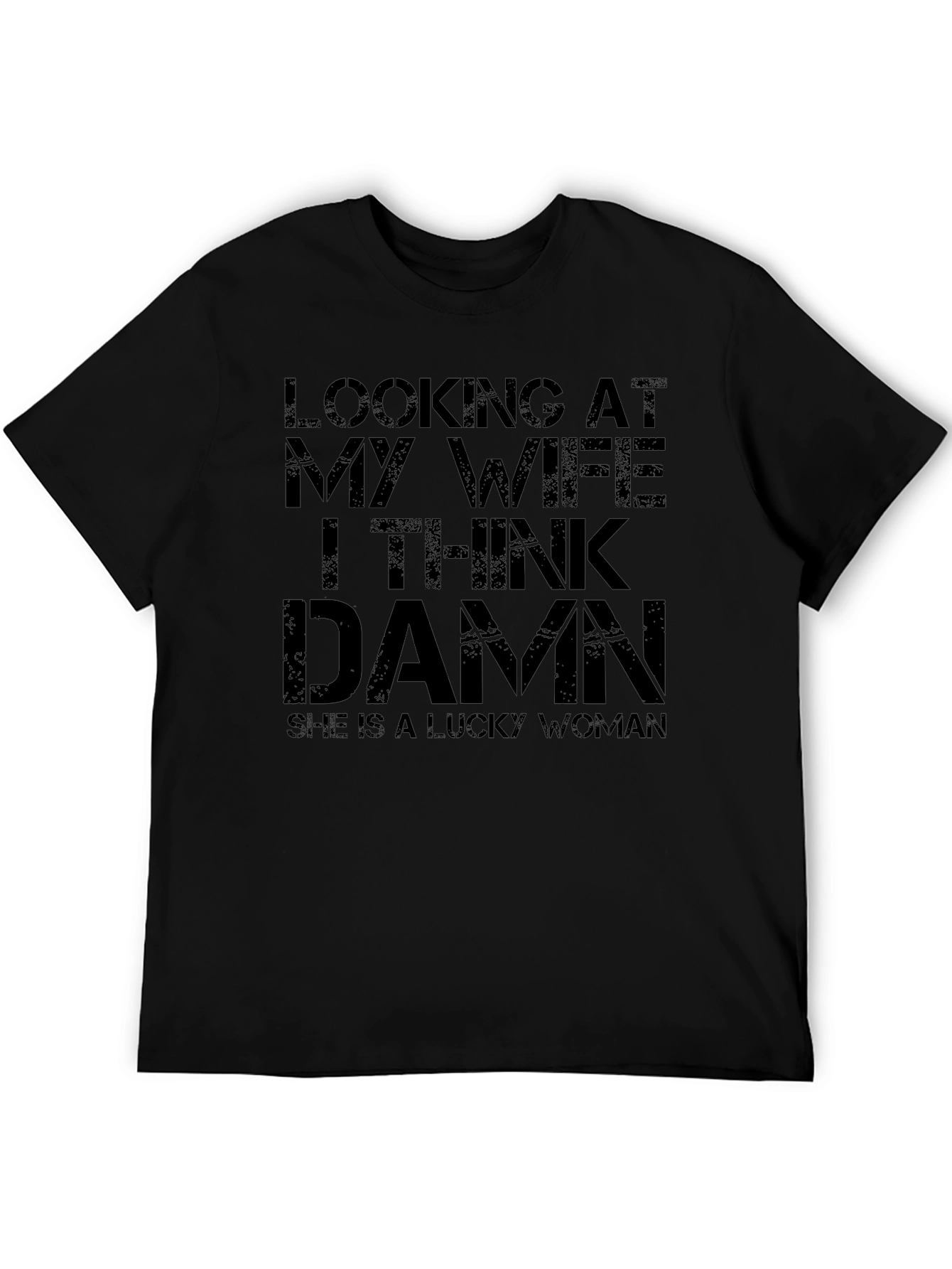 Funny Lucky Woman Graphic T-Shirt