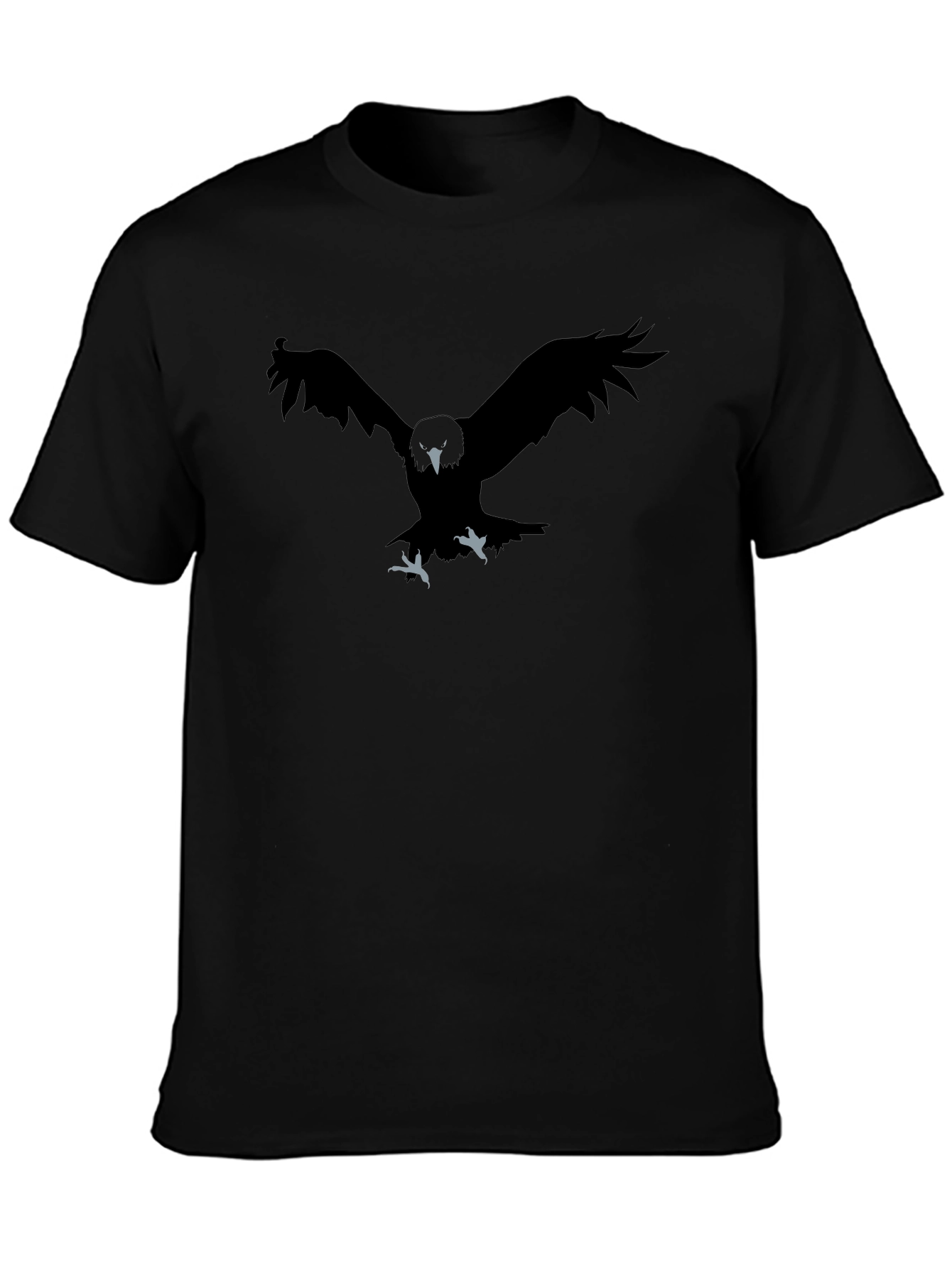Raven Graphic Black T-Shirt