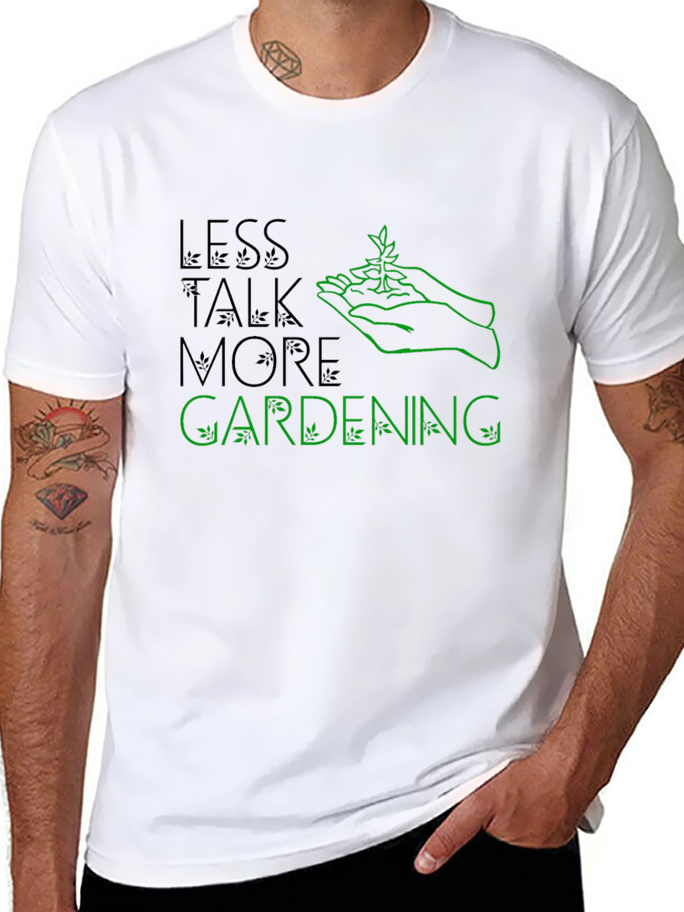 Less Talk More Gardening Graphic Tee