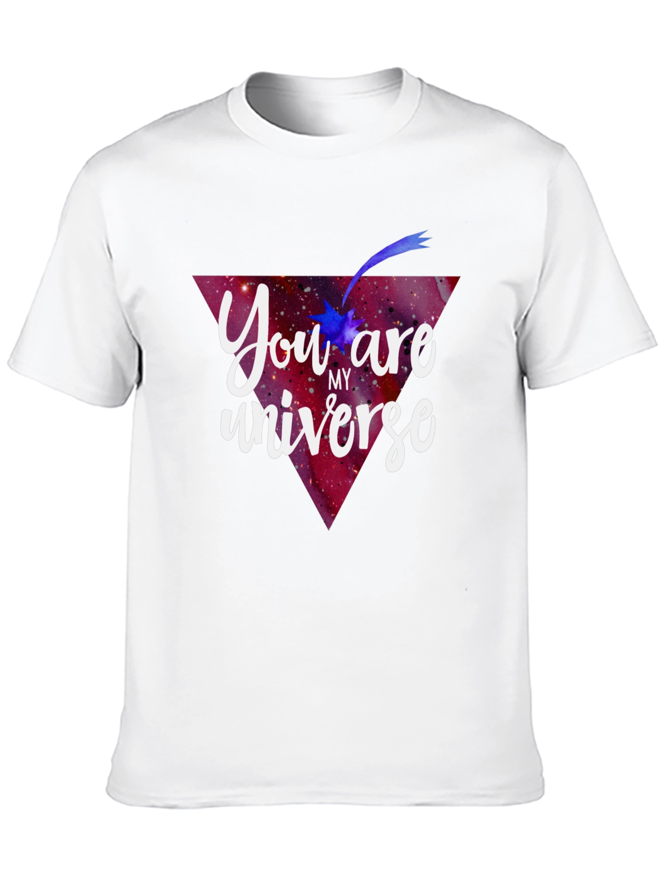 You are my Universe Black Graphic Tee