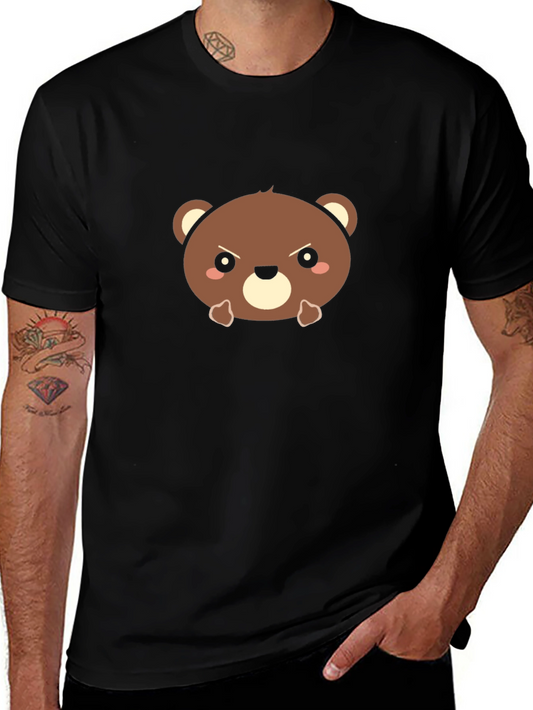 Angry Bear Graphic Tee - Soft Cotton Blend