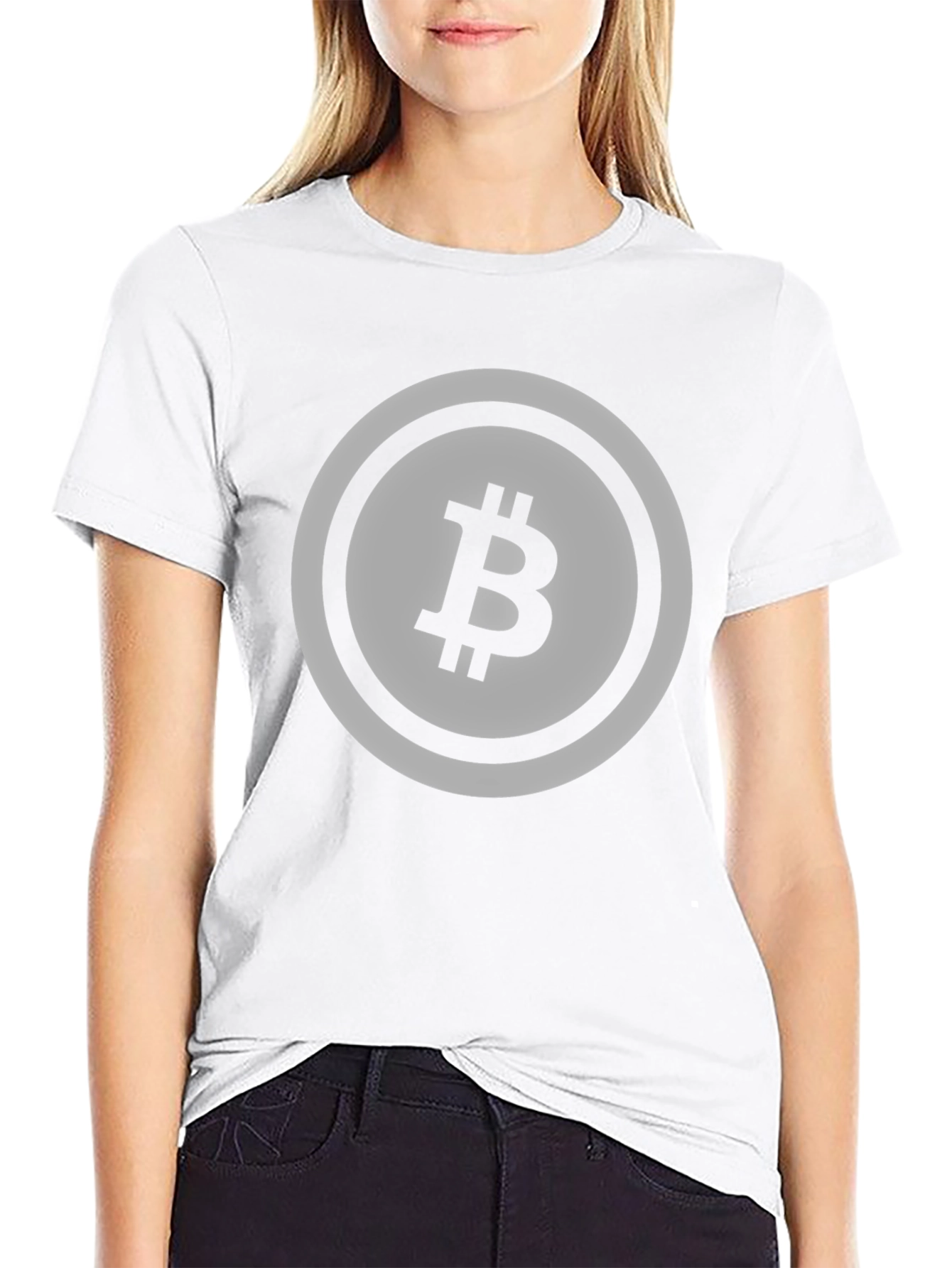 Bitcoin Logo Graphic T-Shirt - Crypto Currency Tee