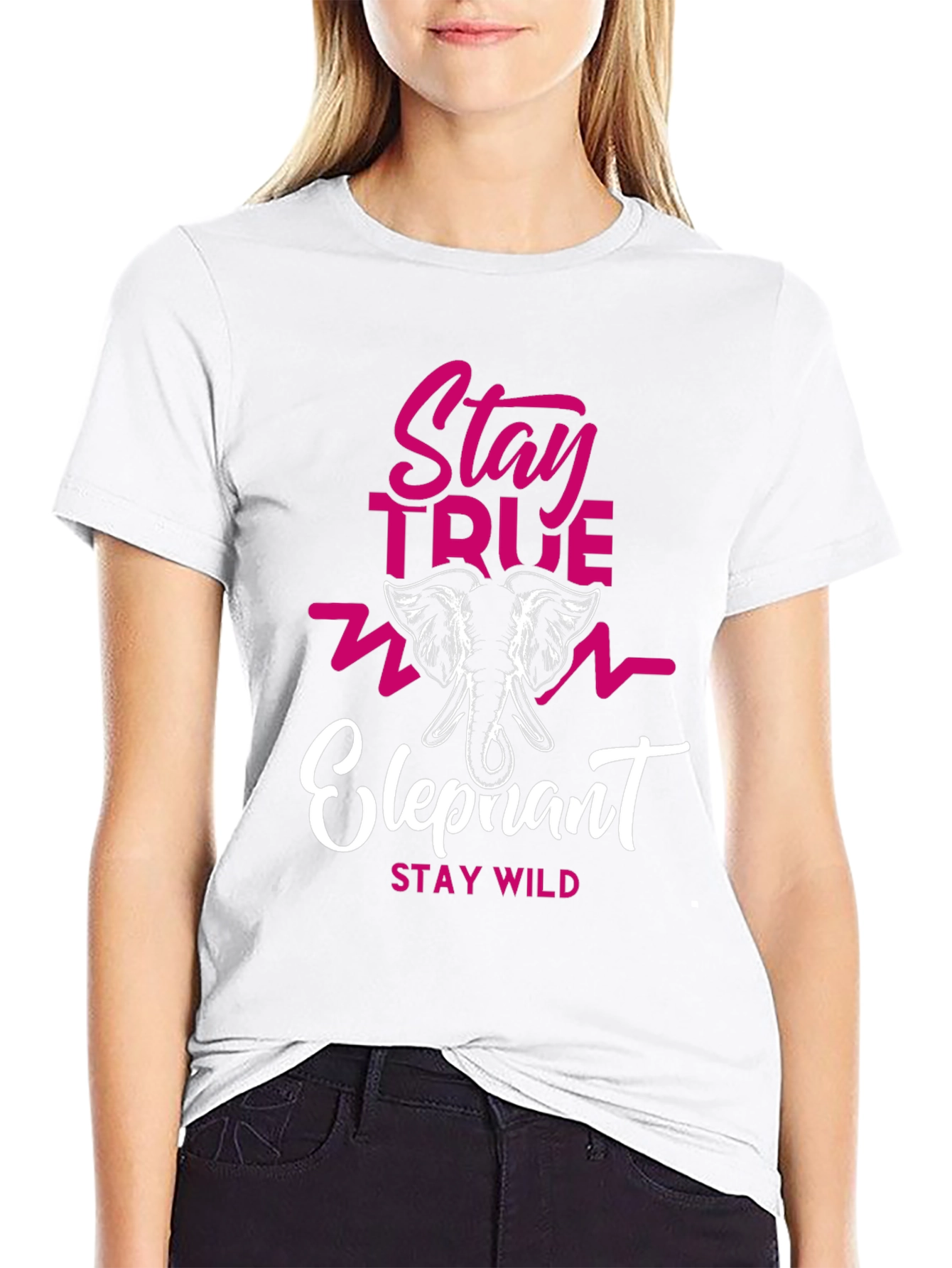 Stay True Elephant Graphic Tee