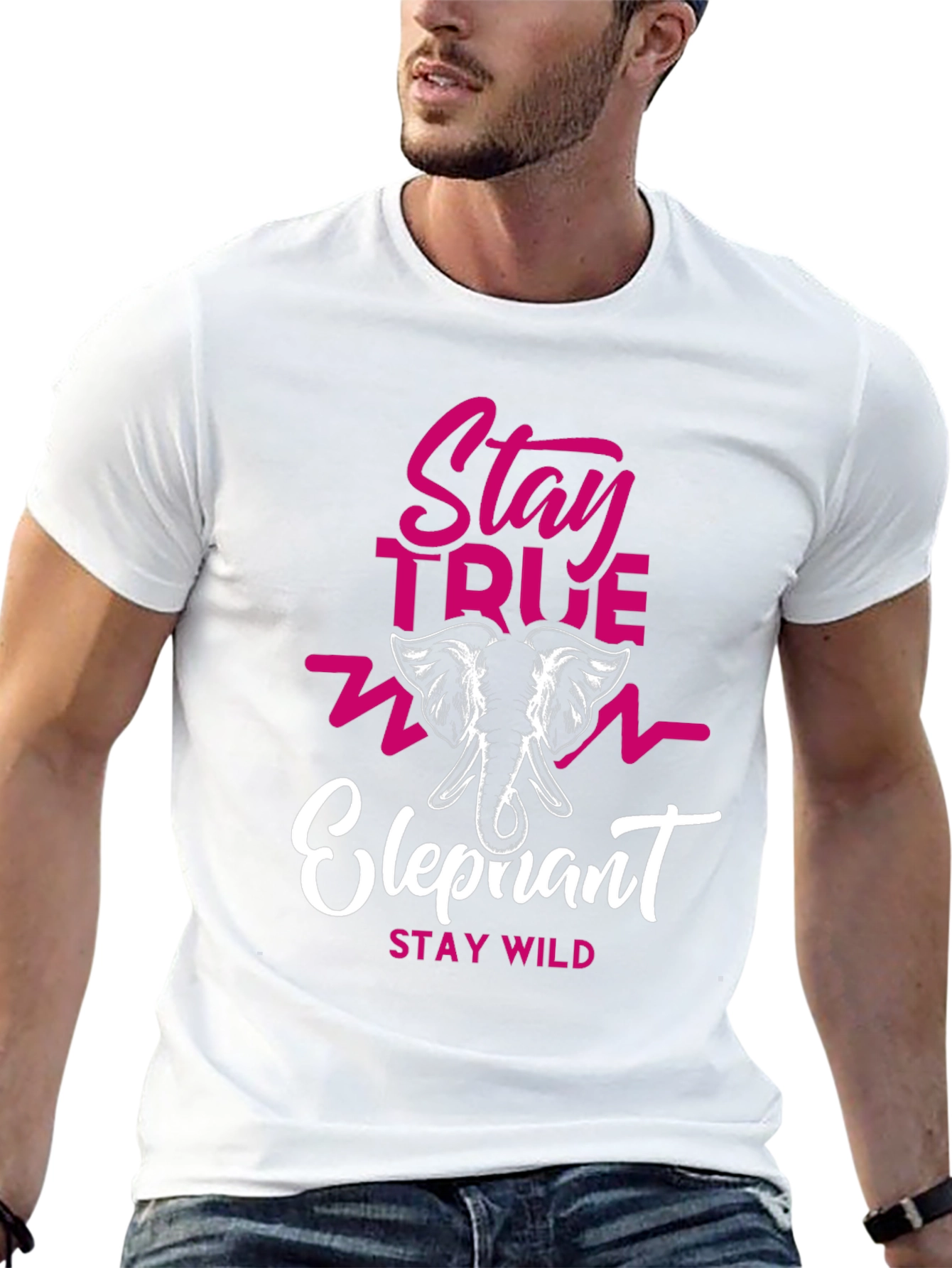 Stay True Elephant Graphic Tee