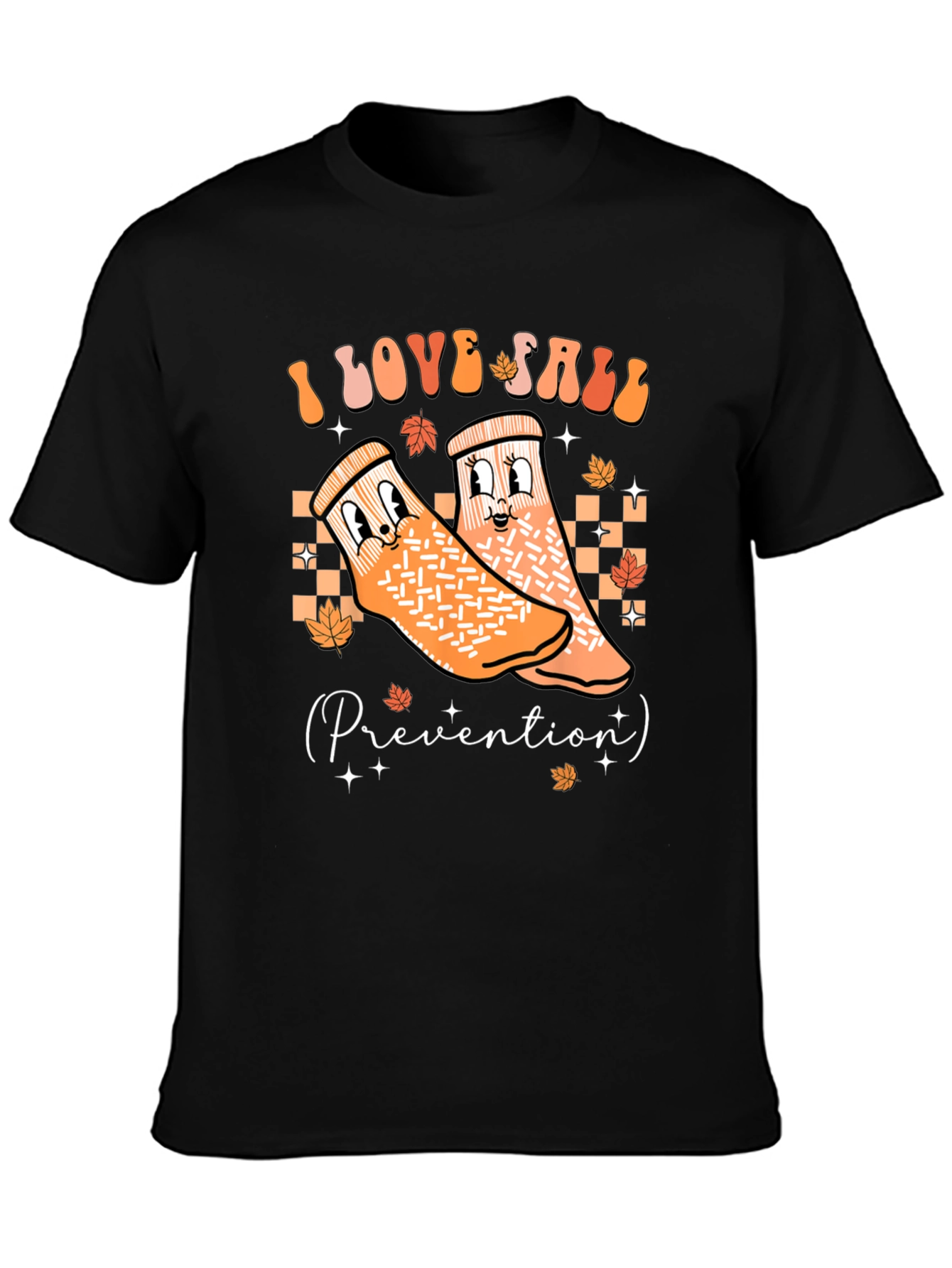 I Love Fall Prevention Socks T-Shirt