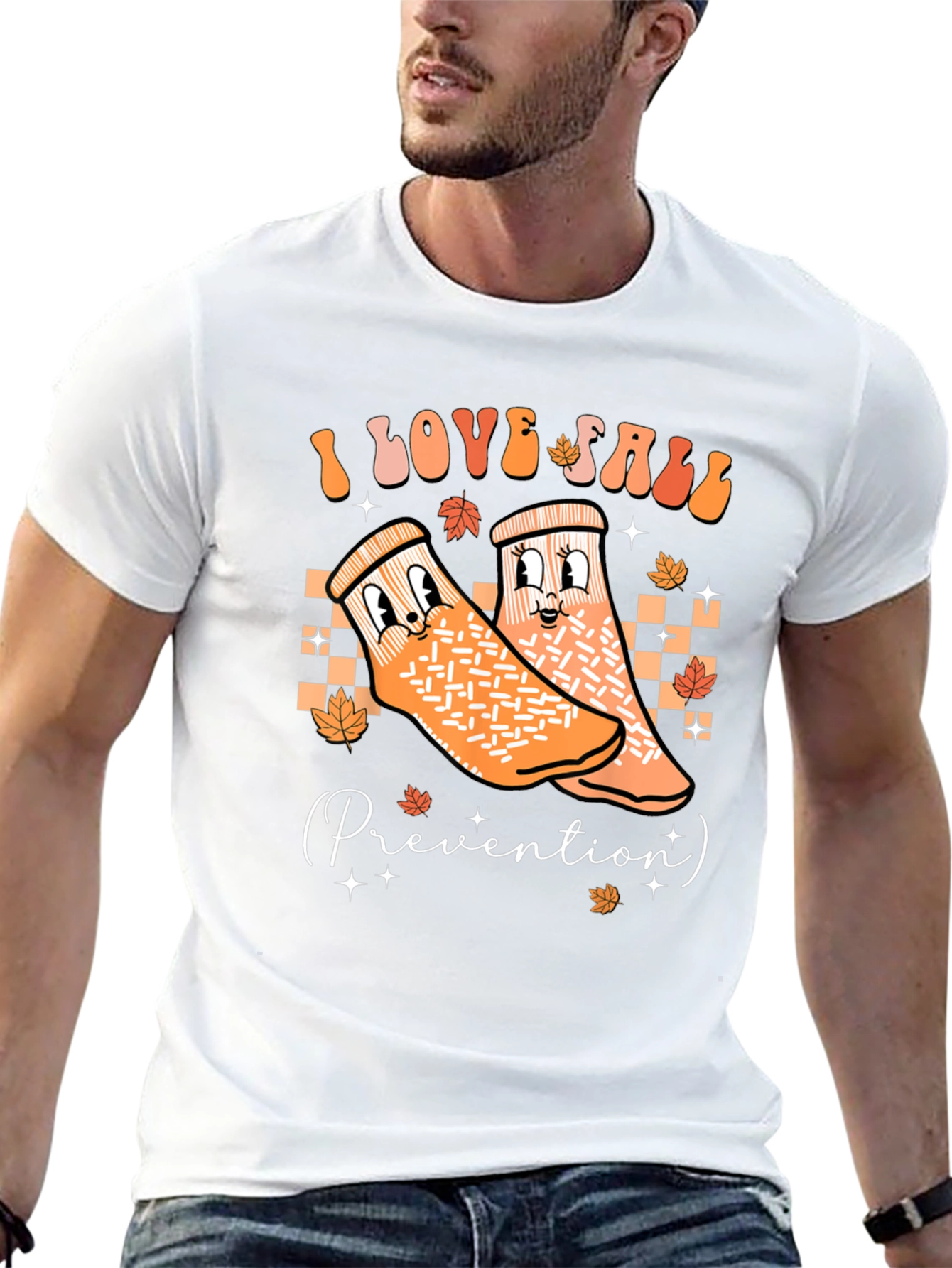 I Love Fall Prevention Socks T-Shirt