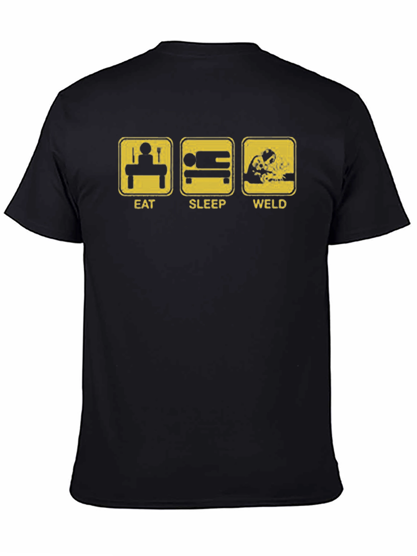 Eat Sleep Weld Black T-Shirt