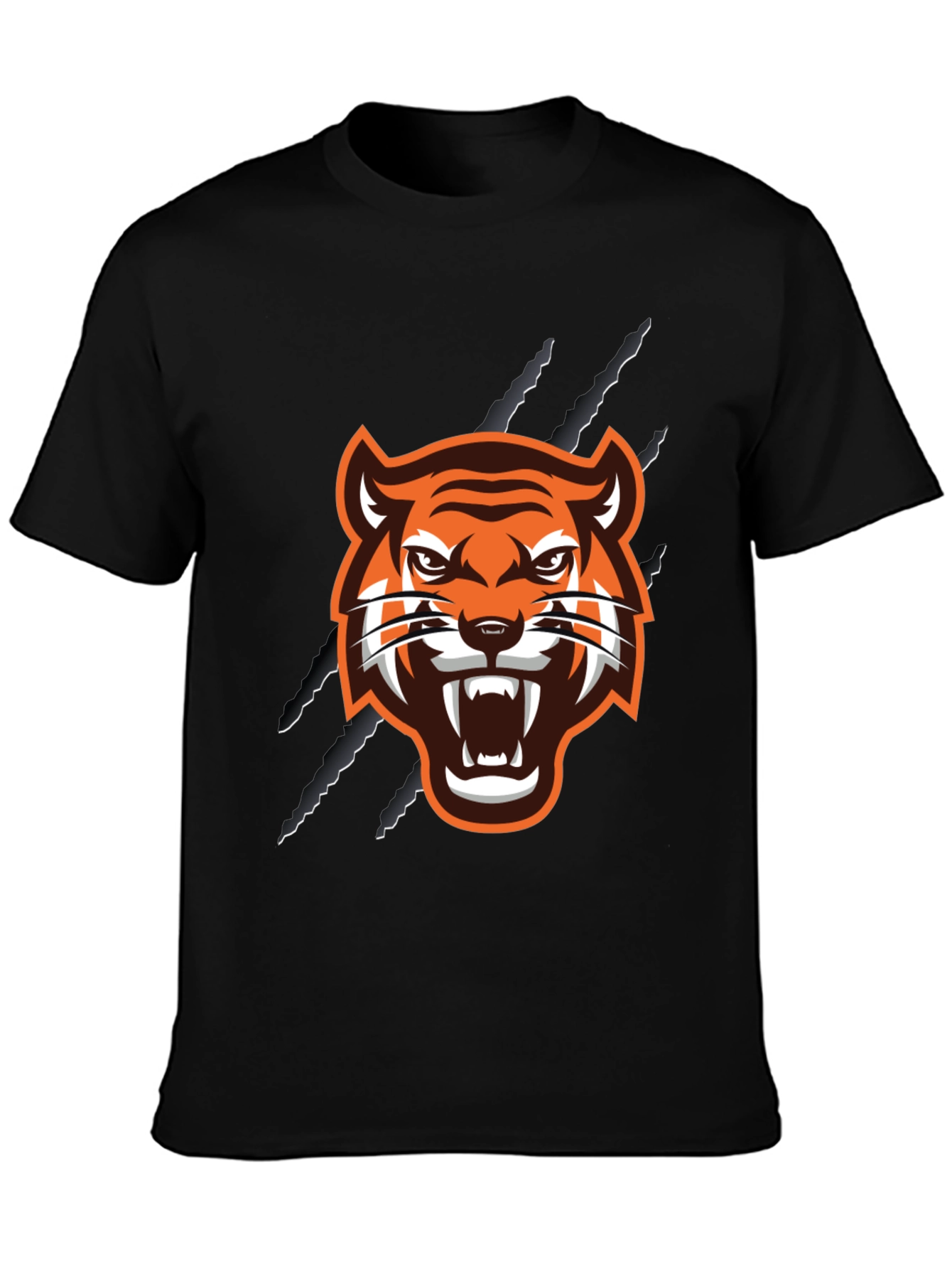 Black Tiger Graphic Tee - Fierce Style!