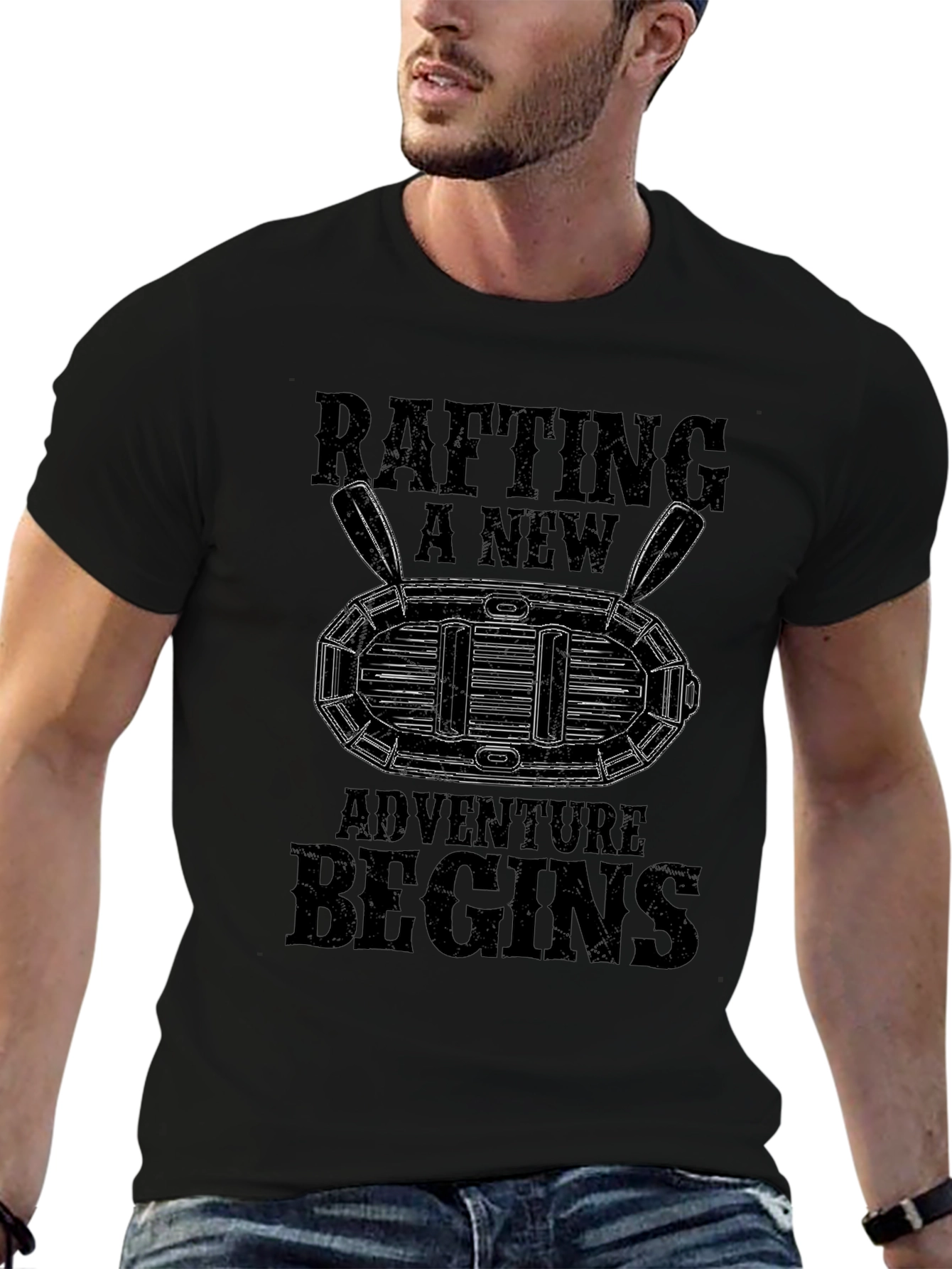 Rafting Adventure T-Shirt - Black