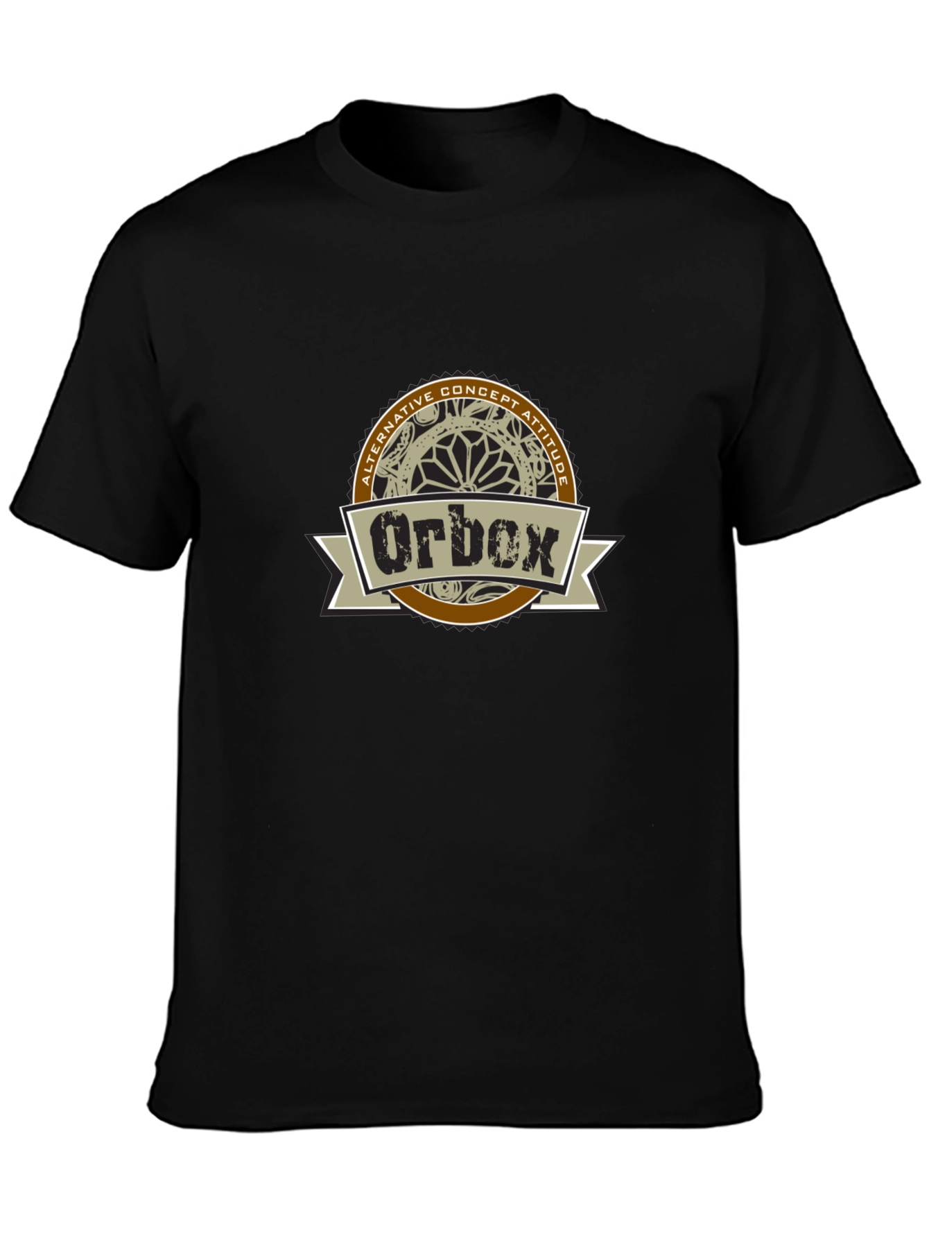 Orbox Alternative Concept Attitude Graphic T-Shirt