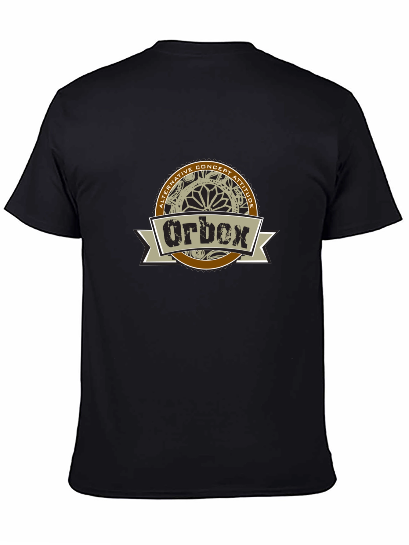 Orbox Alternative Concept Attitude Graphic T-Shirt