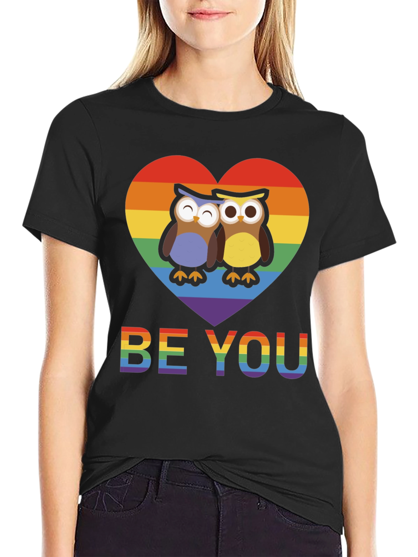 LGBTQ+ Owl Be You Pride T-Shirt