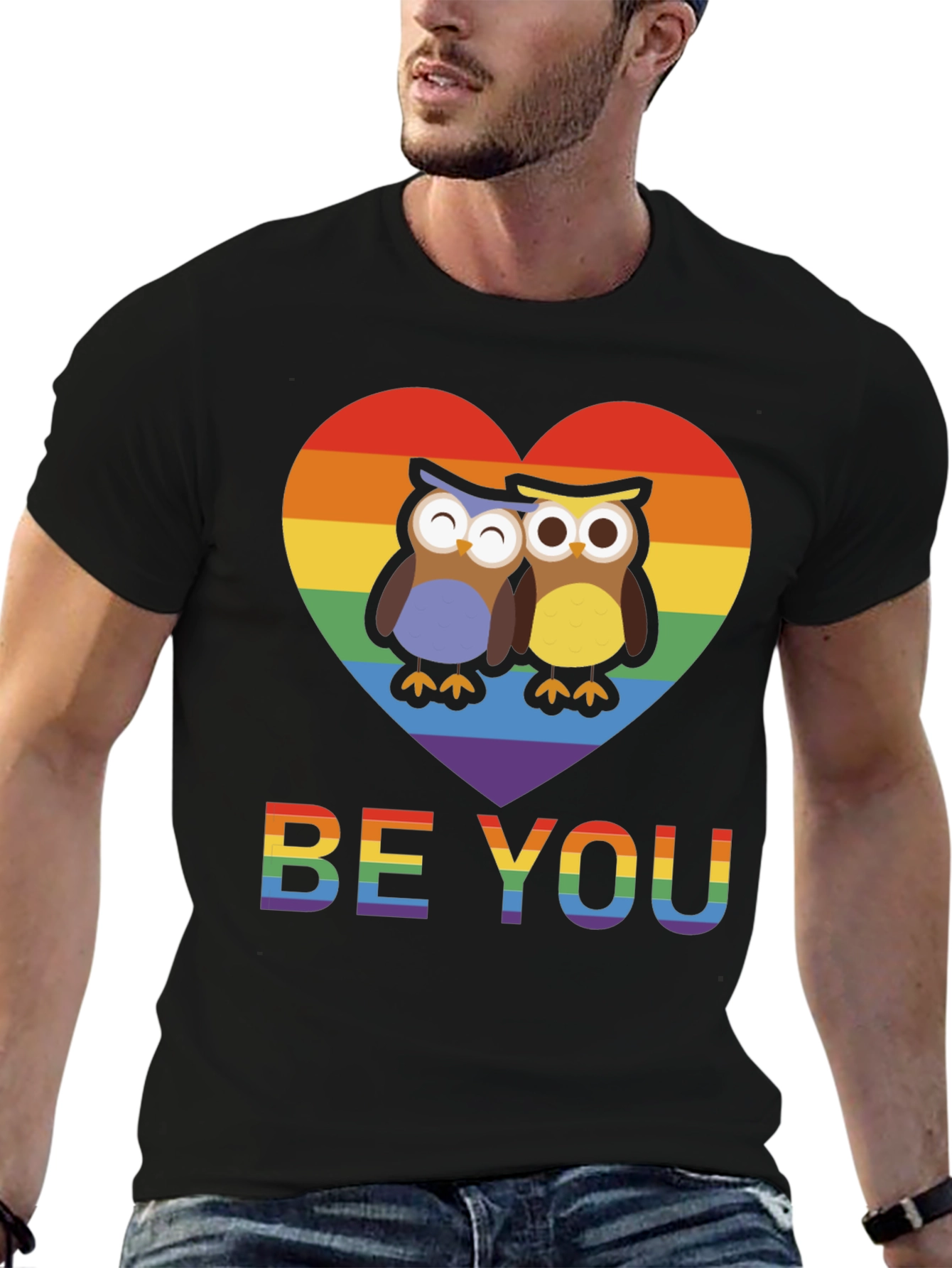 LGBTQ+ Owl Be You Pride T-Shirt