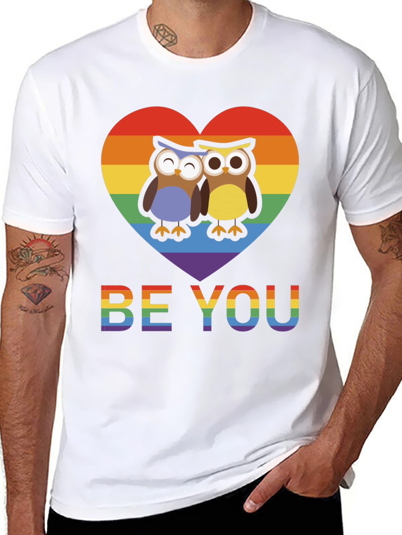 LGBTQ+ Owl Be You Pride T-Shirt