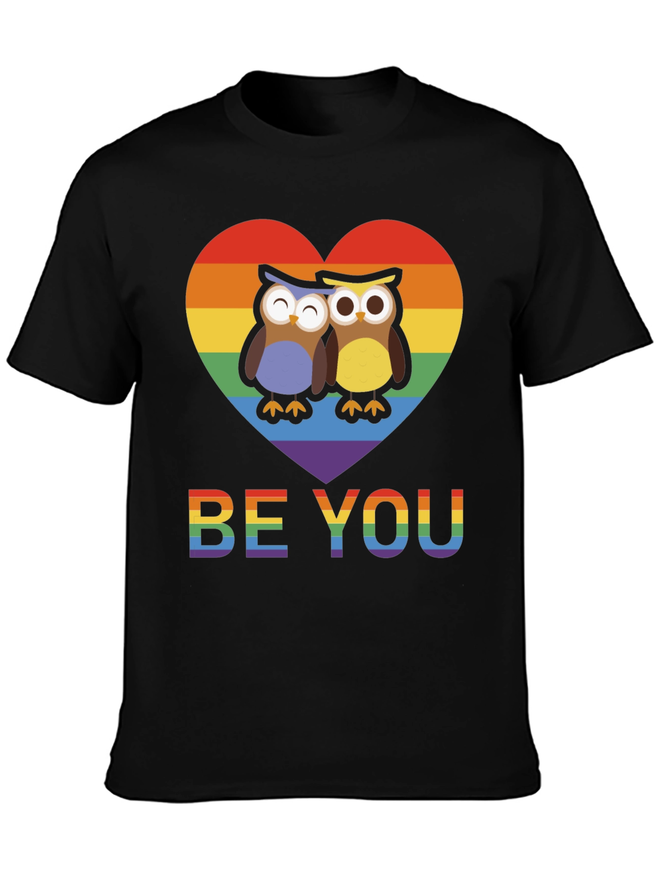 LGBTQ+ Owl Be You Pride T-Shirt