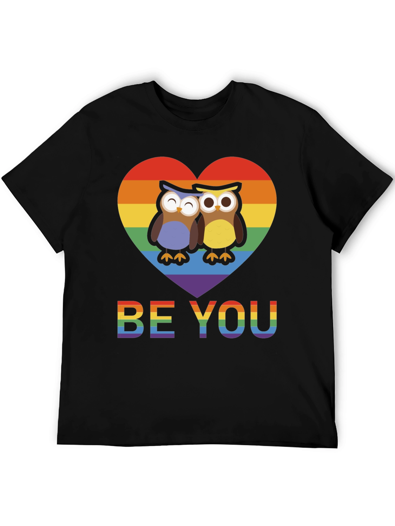 LGBTQ+ Owl Be You Pride T-Shirt